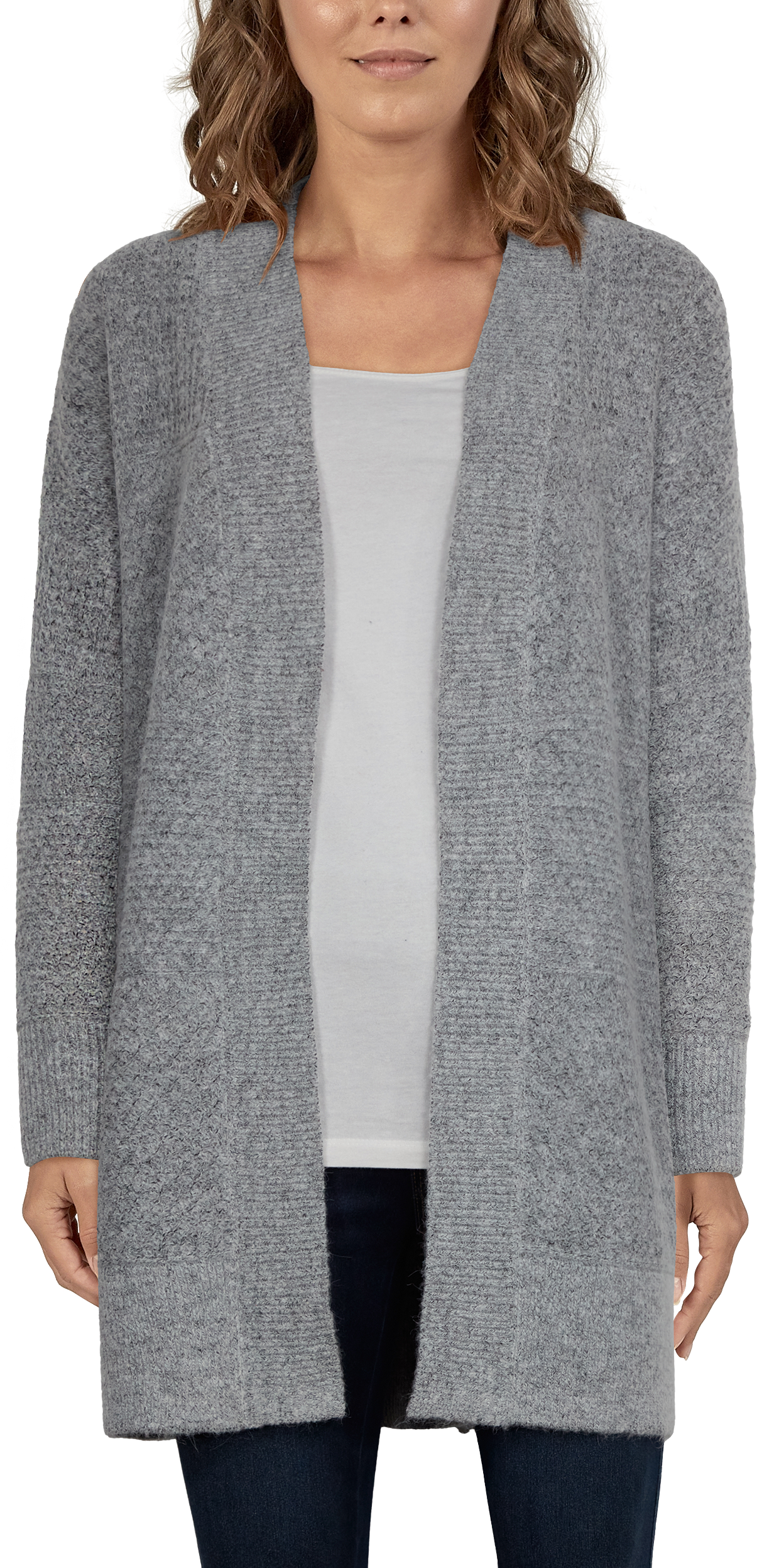 Natural Reflections Wanderer Long-Sleeve Cardigan for Ladies - Grey - M product image