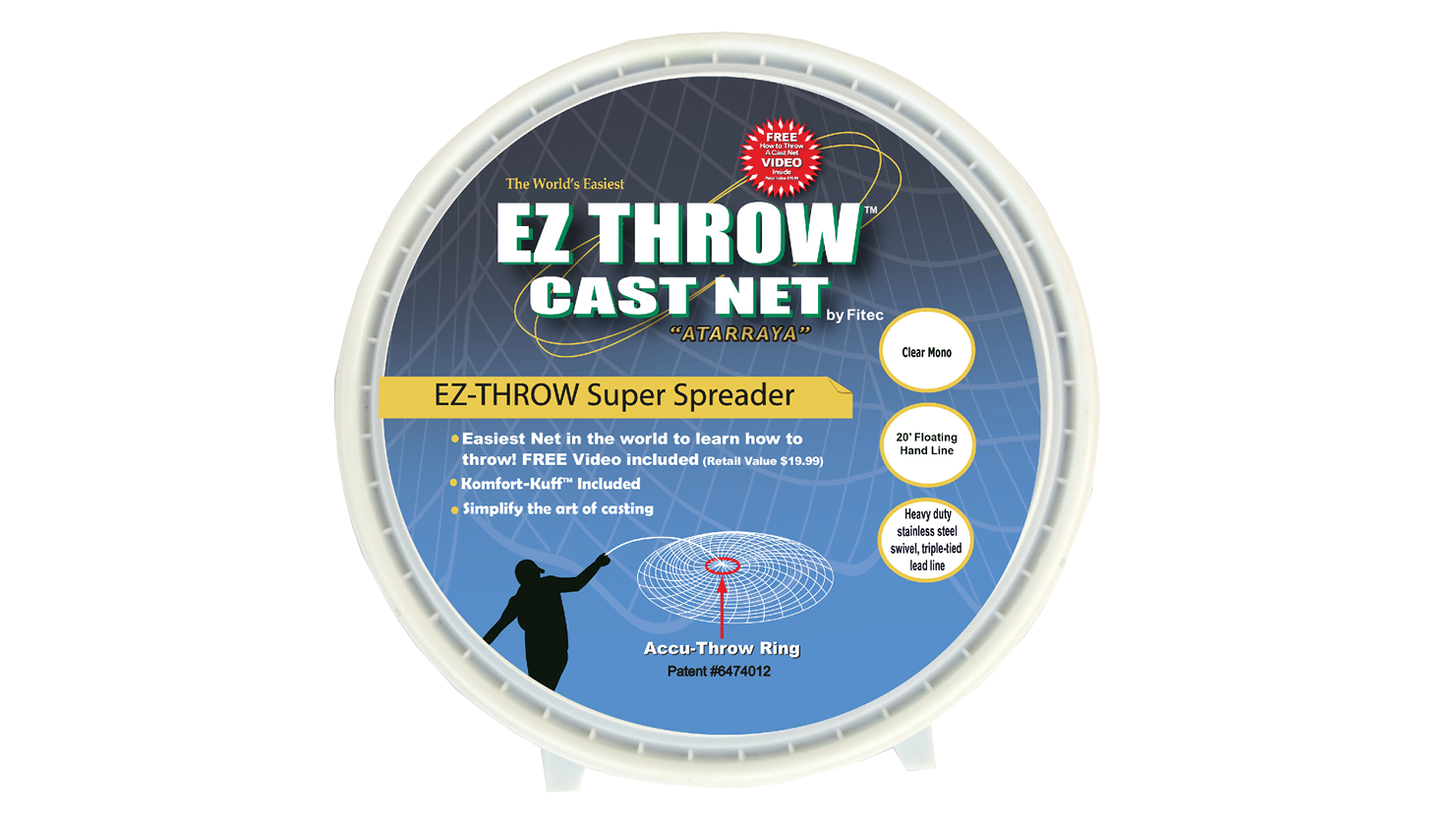 Fitec EZ Throw Series Cast Net