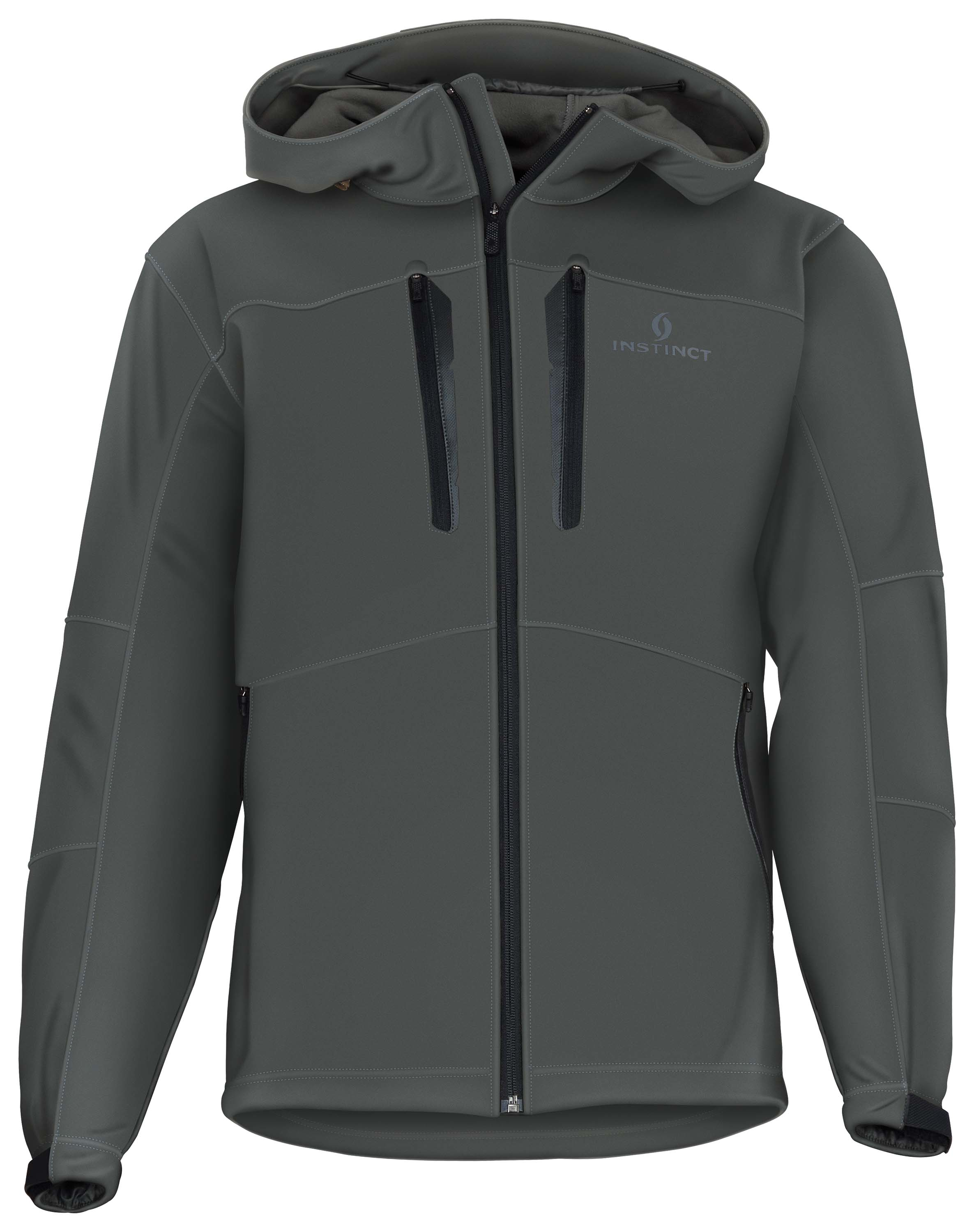 Image of Cabela's Instinct Fannin Softshell Jacket with Scentinel for Men - Flint-22 - M