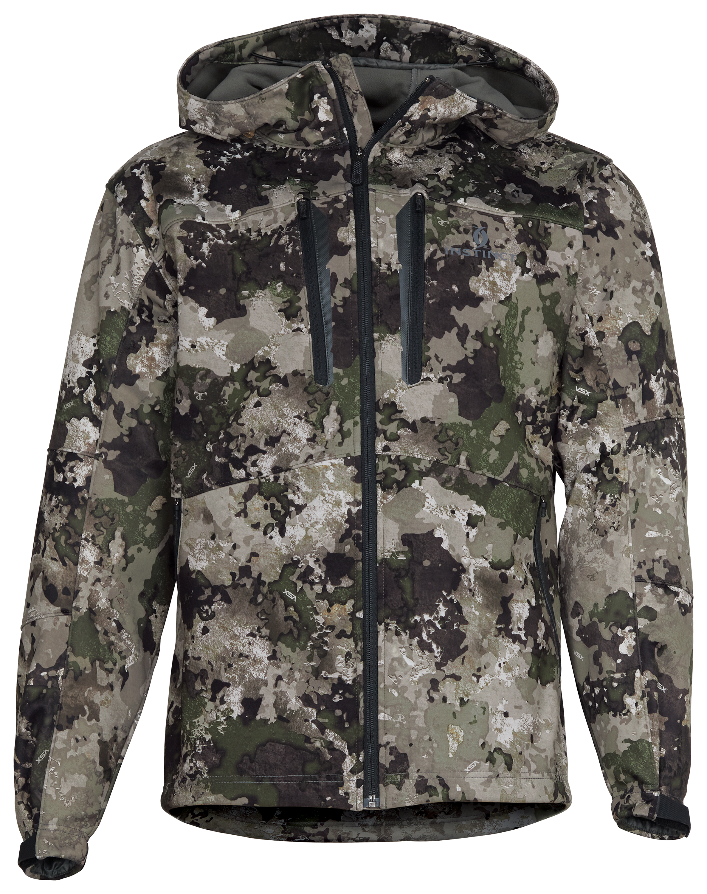 Cabelas Boys Cabelas Size XL Zip Up Fleece Camouflage Jacket LN 