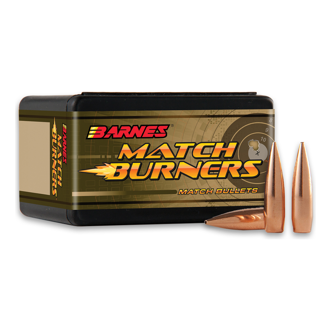 Image of Barnes Match Burner Match Rifle Bullets - 140 Grain - .264