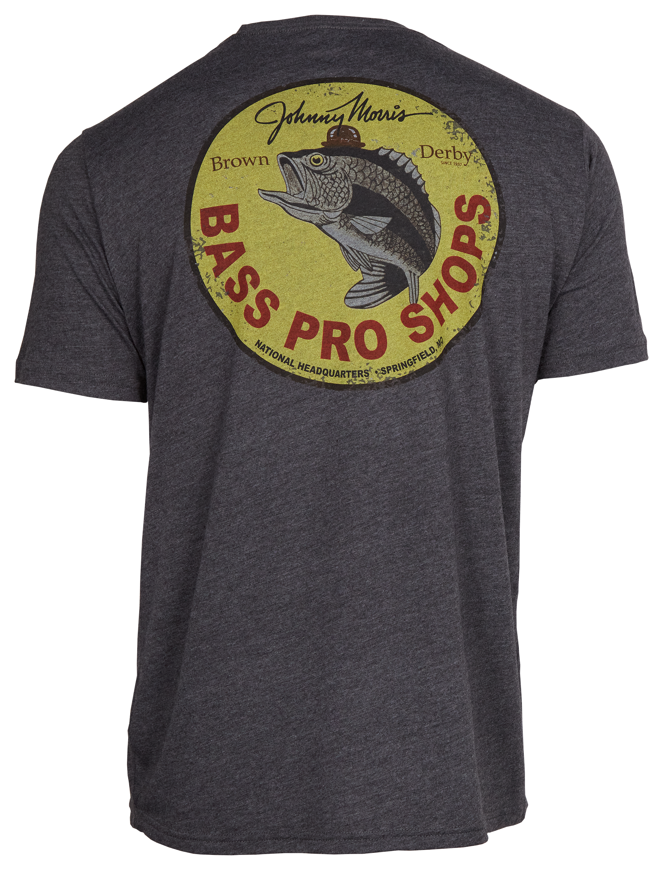 BASS PRO SHOPS 50th Anniversary Brown Derby Logo Short-Sleeve T-Shirt for Men