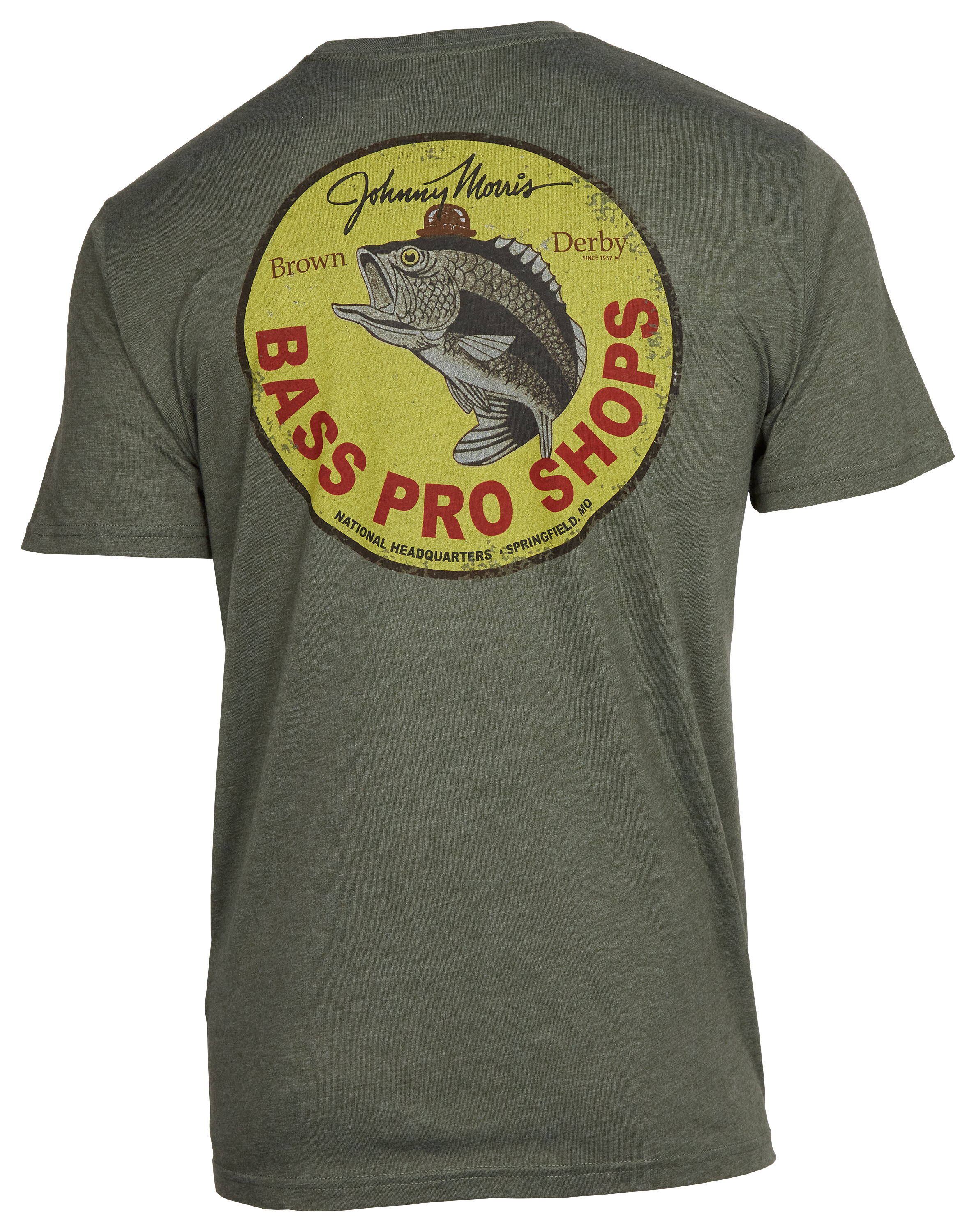 Bass Pro Shops Florida Bass Stamp Graphic Short-Sleeve T-Shirt For Men, Bass Pro Shop Logo Transparent