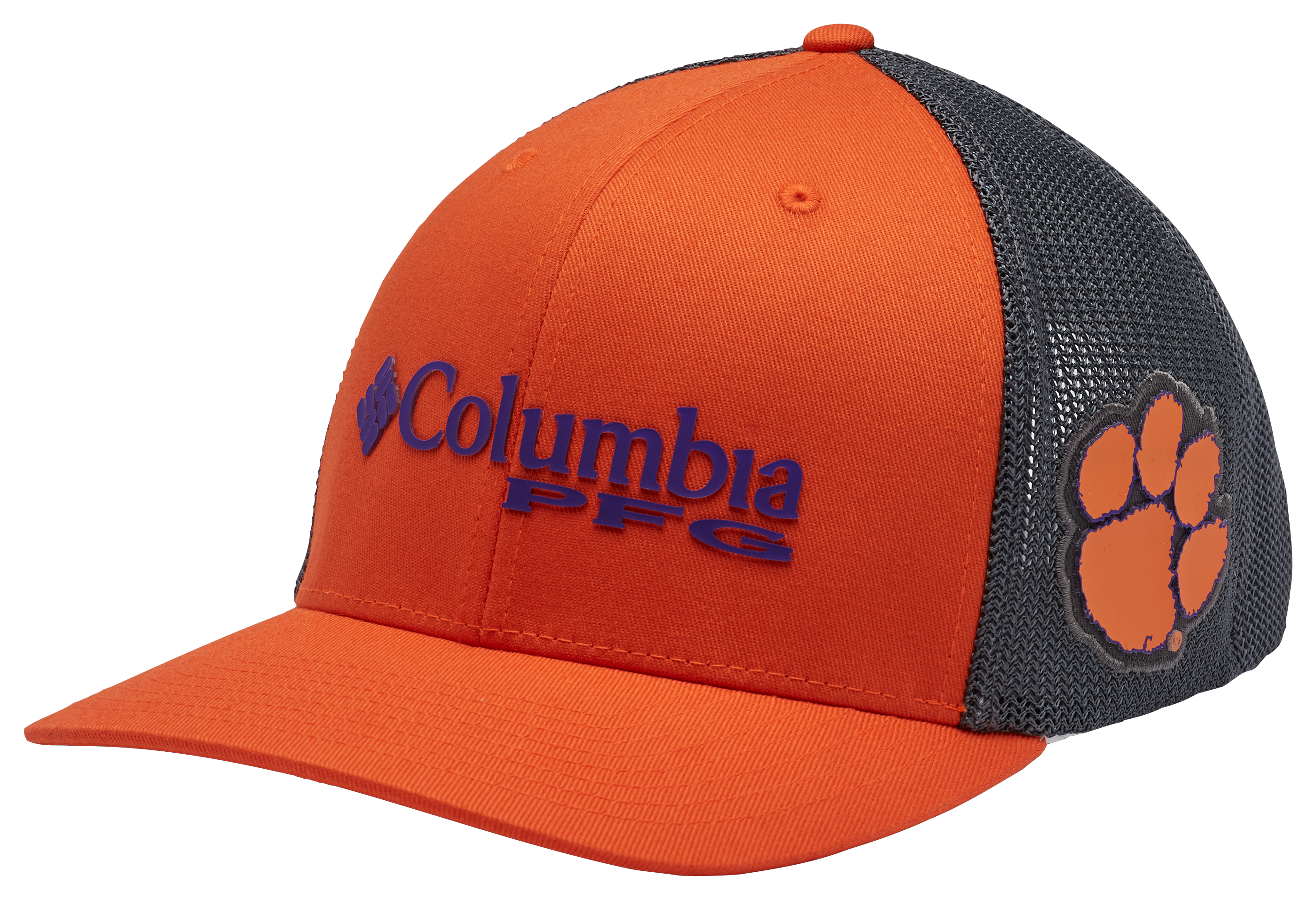 Columbia PFG Mesh Snap Back Ball Cap - University of Arkansas/Red