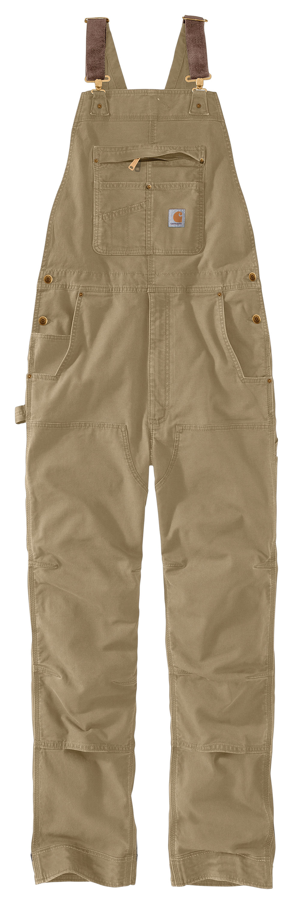 Carhartt Rugged Flex Rigby Bib Overalls for Men - Dark Khaki - 36x32