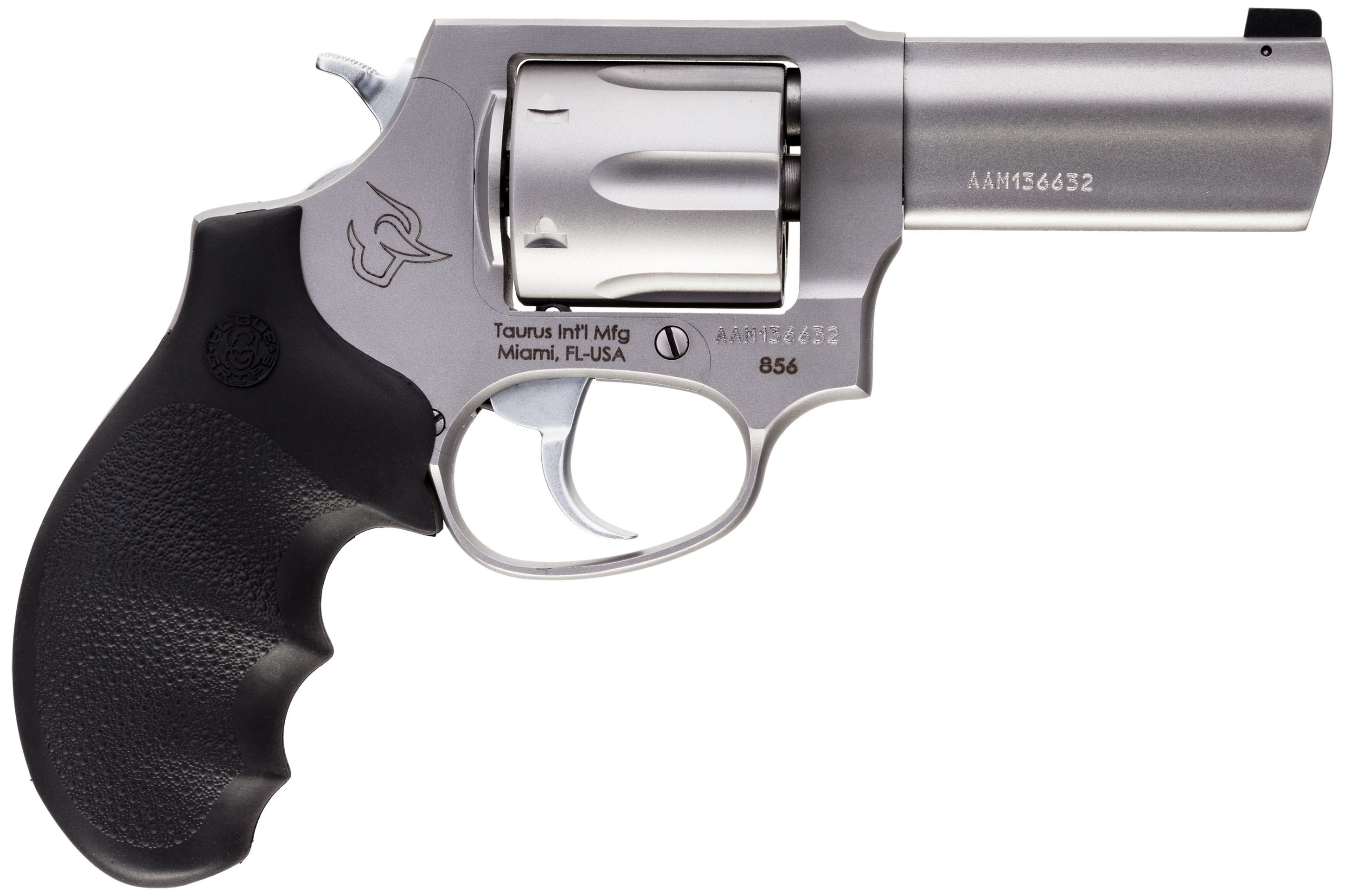 Taurus Defender 856 38 Special DoubleSingleAction Revolver  Matte Stainless  Black