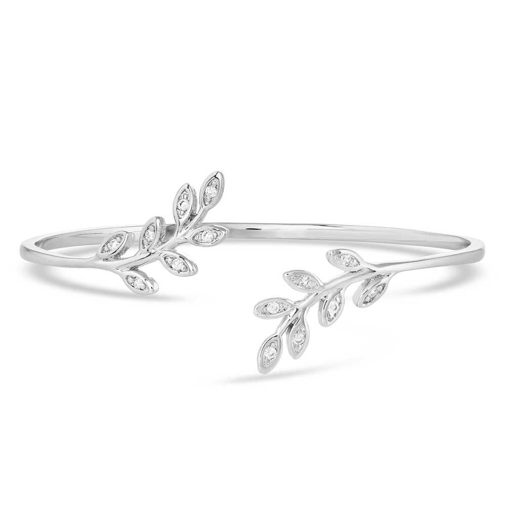Montana Silversmiths Frozen in Time Leaf Cuff Bracelet