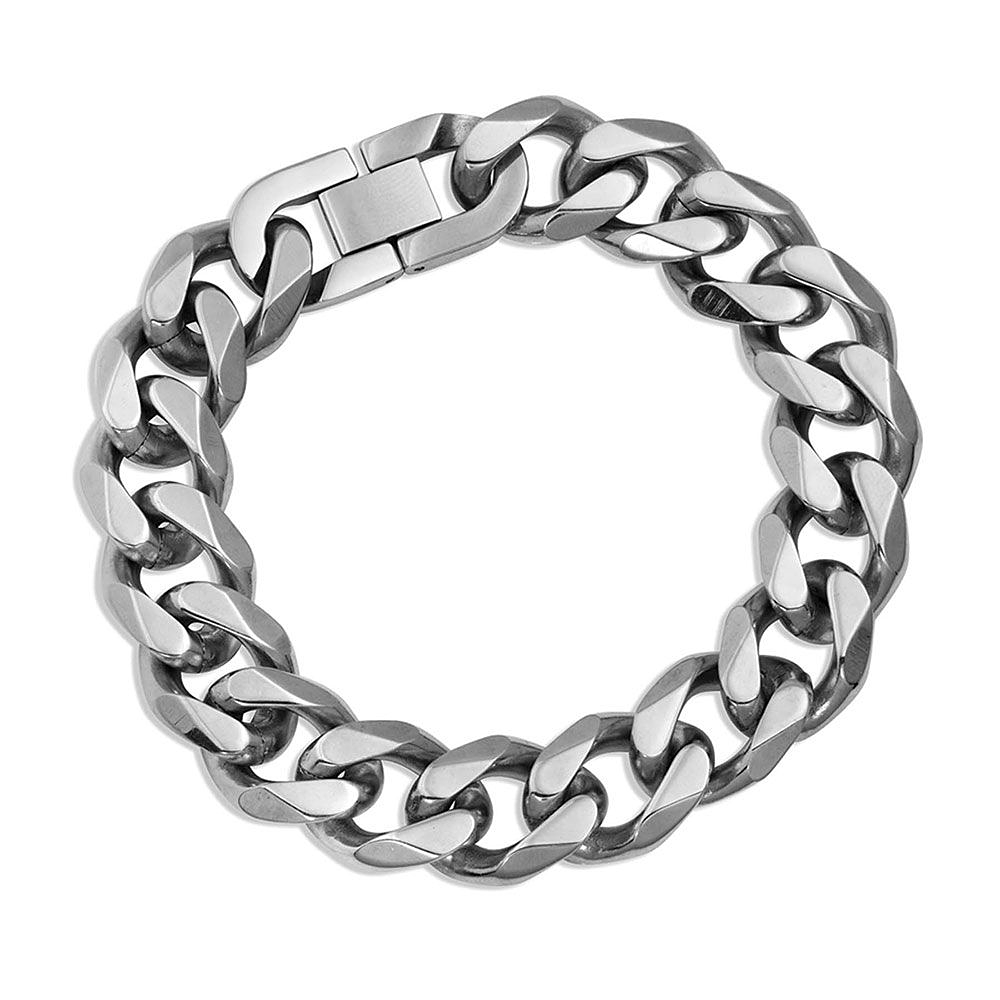 Image of Montana Silversmiths Cuban Link Chain Bracelet