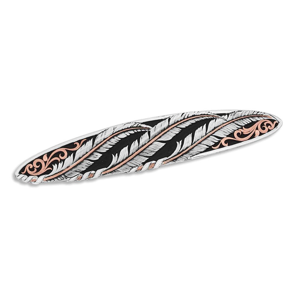 101168352-3374842 Montana Silversmiths Wind Dancer Feather Barrette sku 101168352-3374842