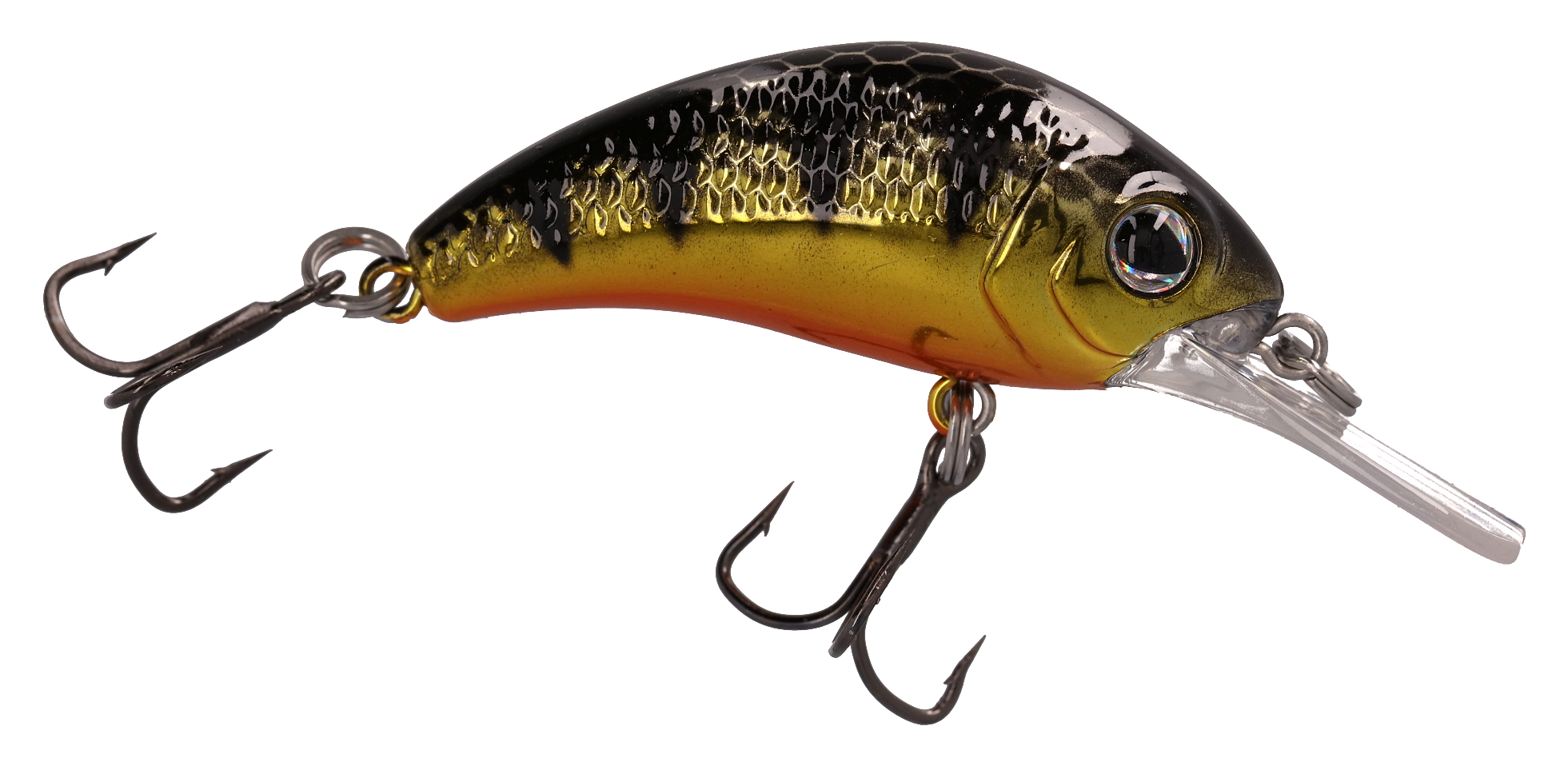 Walleye Nation Boogie Shad Crankbait - 1-3/4 - 3/16 oz. - Golden Ticket