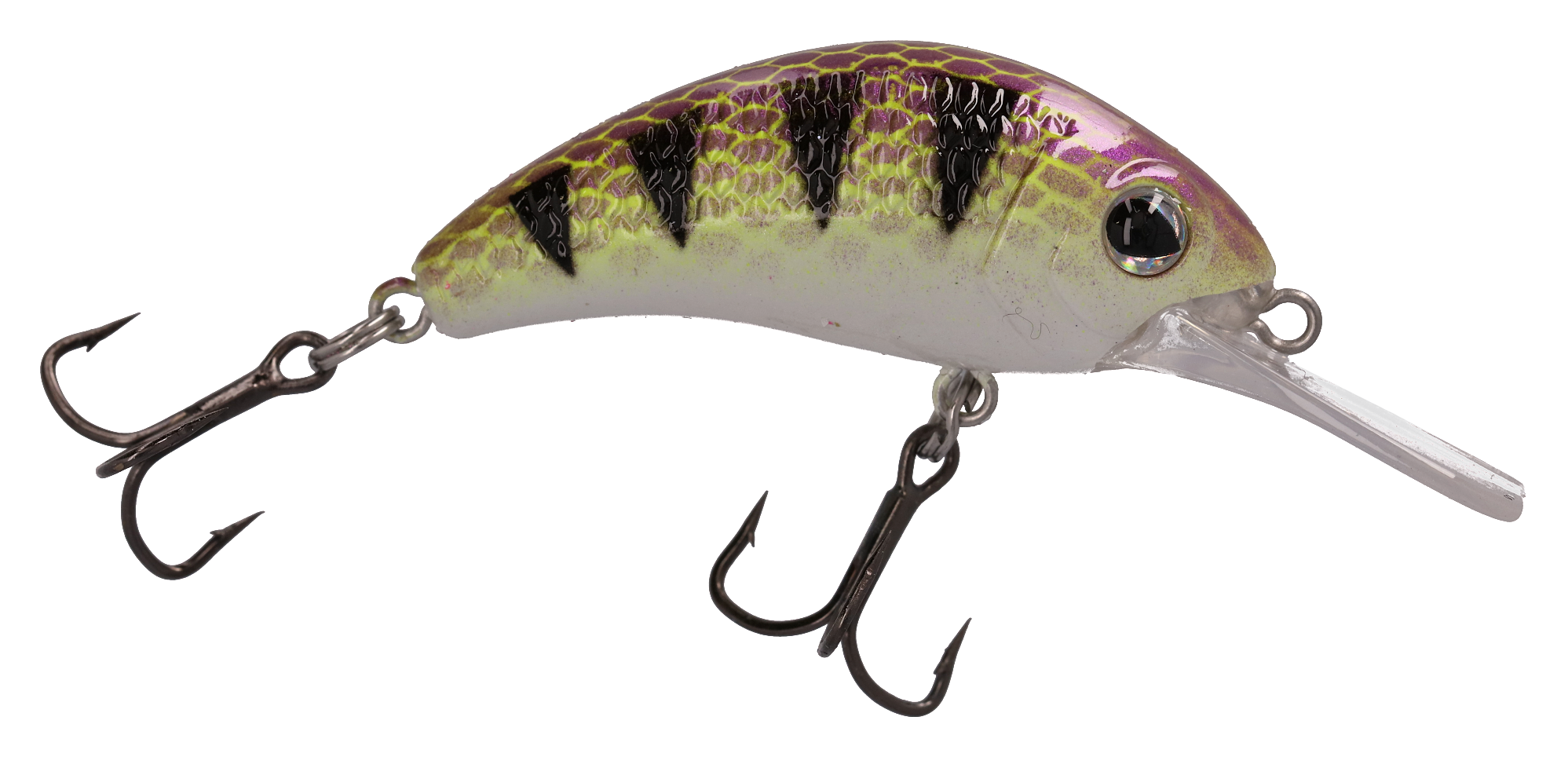 Walleye Nation Boogie Shad Crankbait - 1-3/4 - 3/16 oz. - Purple Reign