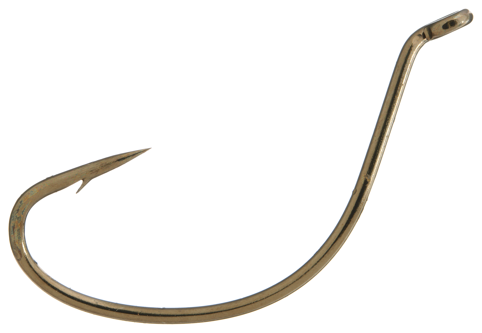 Lazer Sharp Kahle Up Eye Offset Fishing Hook, Bronze, 1/0