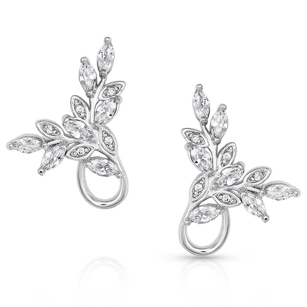 Montana Silversmiths Frozen in Time Leaf Earrings