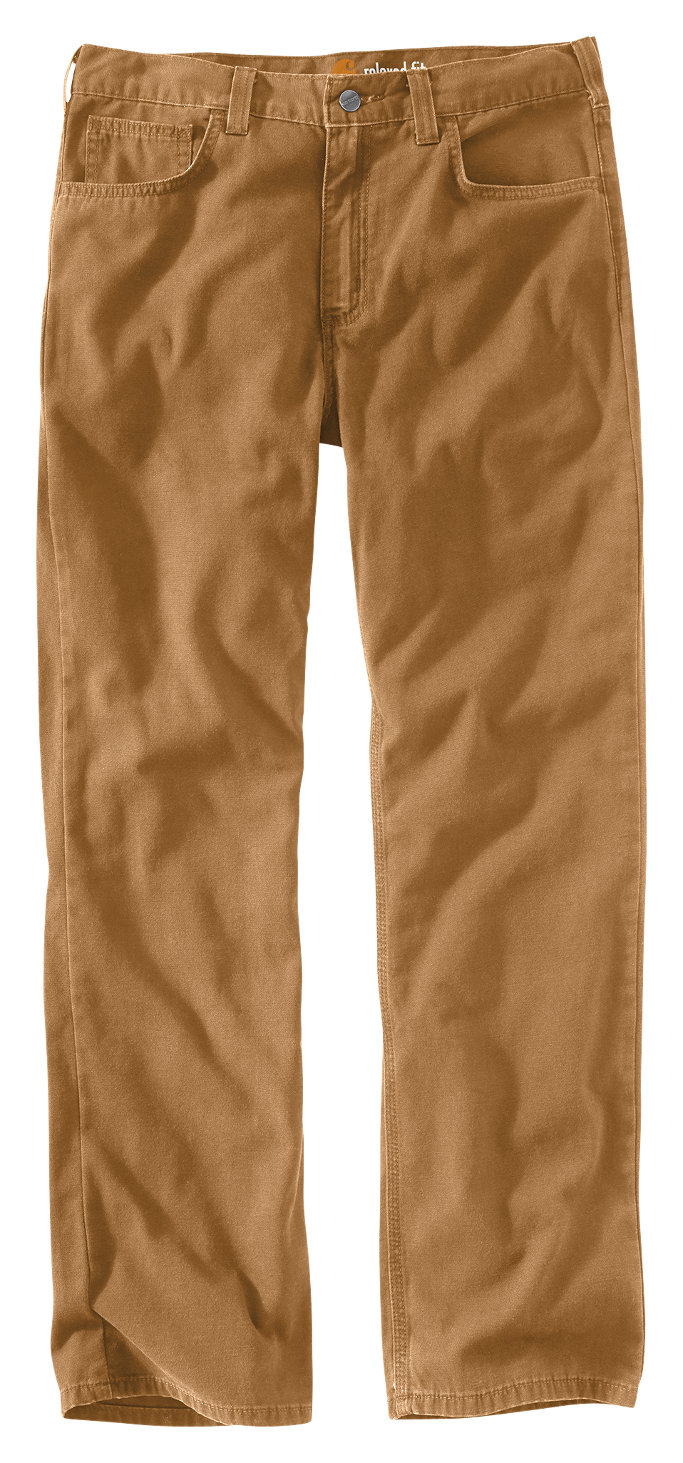 Carhartt Rugged Flex Relaxed-Fit Canvas 5-Pocket Work Pants for Men - Hickory - 33x28 - 100010022-3377509 - Apparel Carhartt® Rugged Flex® Relaxed-Fit Canvas 5-Pock sku 100010022-3377509
