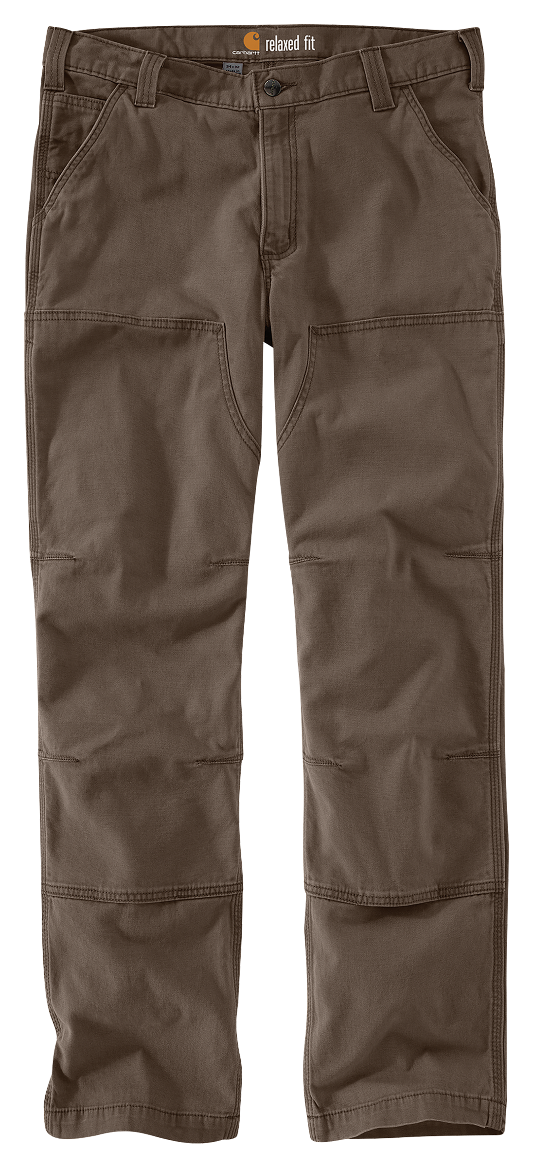 Image of Carhartt Relaxed Straight Rigby Double-Front Dungarees- Tarmac - 35x30