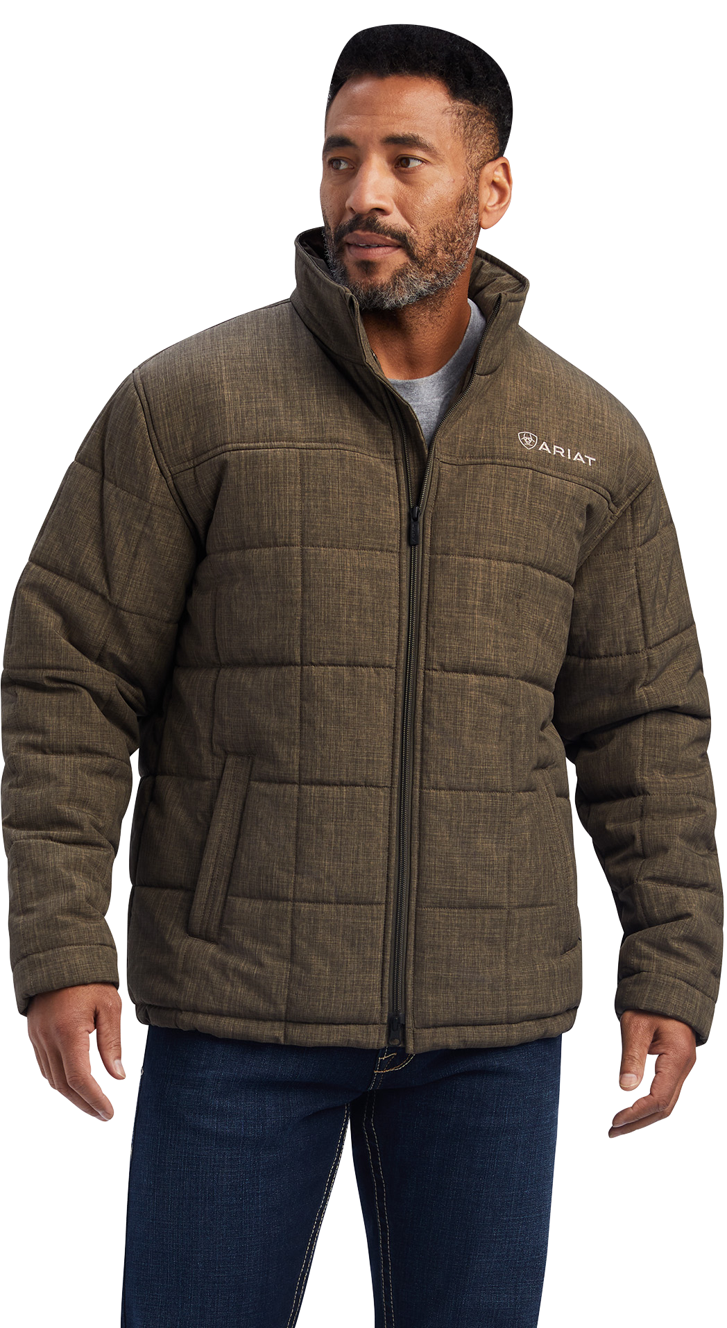 Image of Ariat Crius Insulated Jacket for Men - Crocodile - L