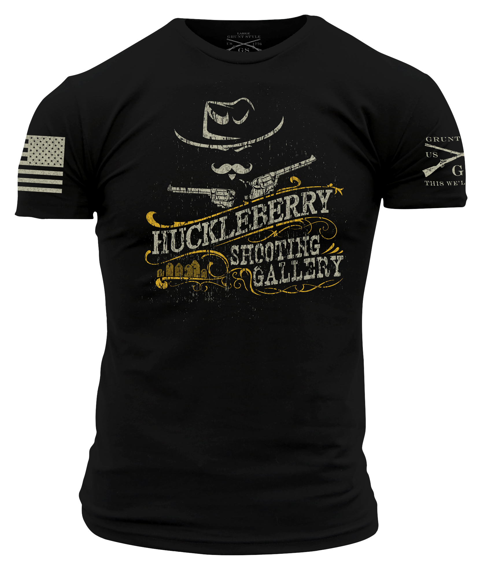 Grunt Style Huckleberry Shooting Gallery Short-Sleeve T-Shirt for