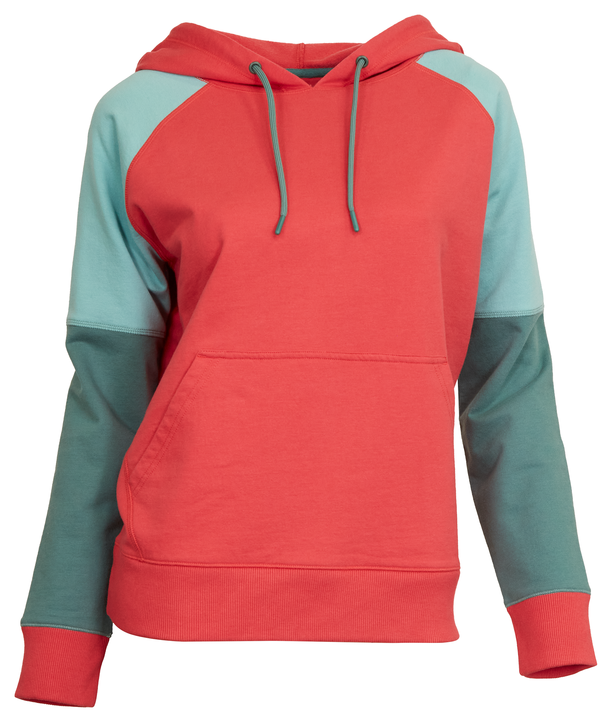 Ascend Colorblock Raglan Long-Sleeve Hoodie for Ladies - Chrysanthemum - L product image