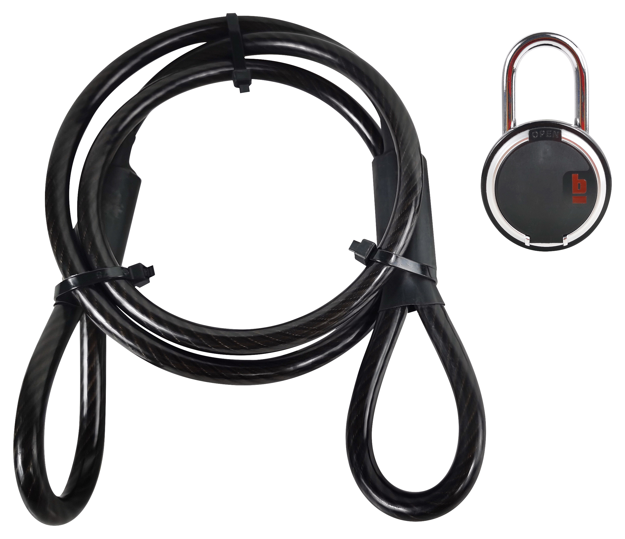 Image of bROK PRINTLOCK Cable and Smart Padlock