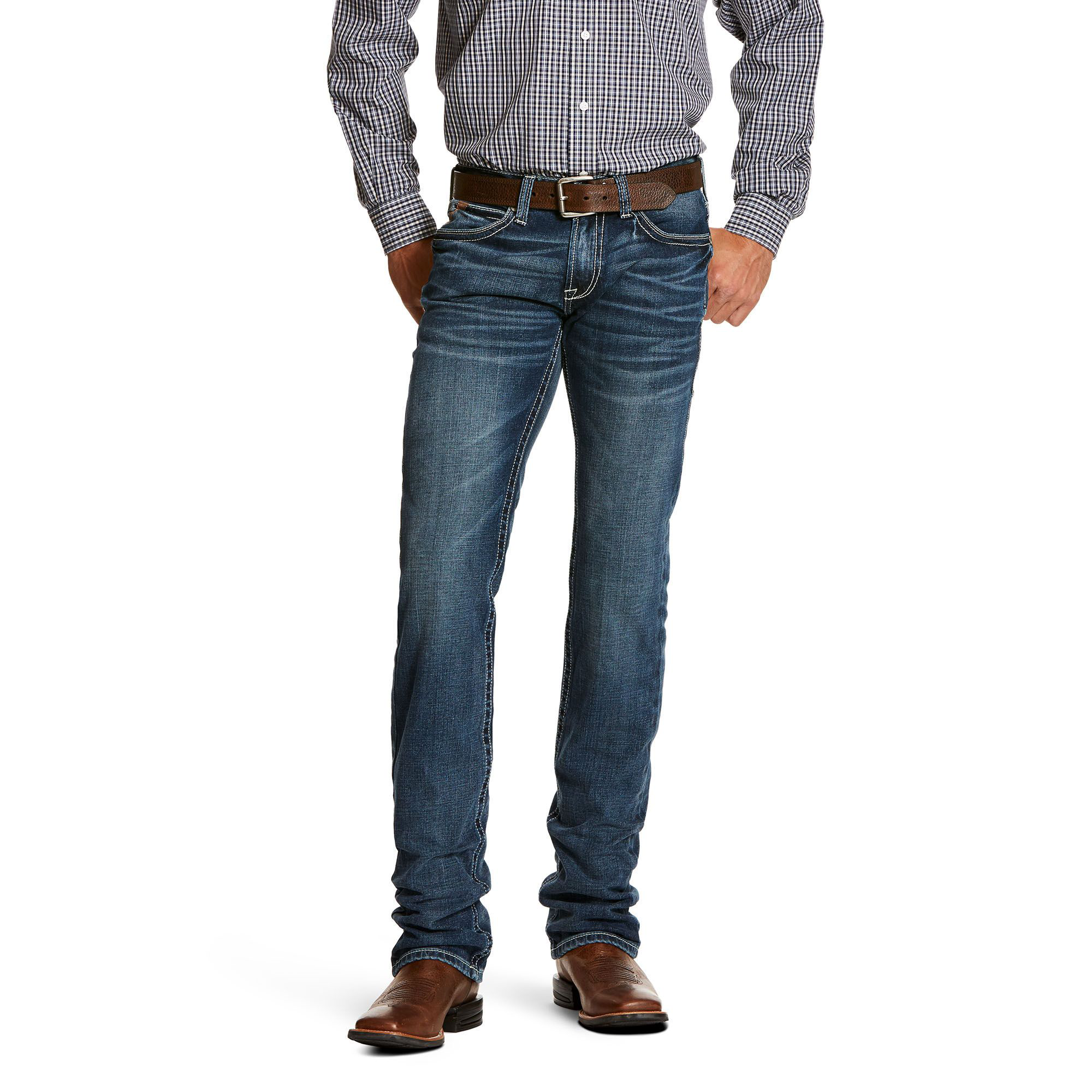 Ariat M7 Rocker Stretch Coltrane Stackable Straight-Leg Jeans for Men