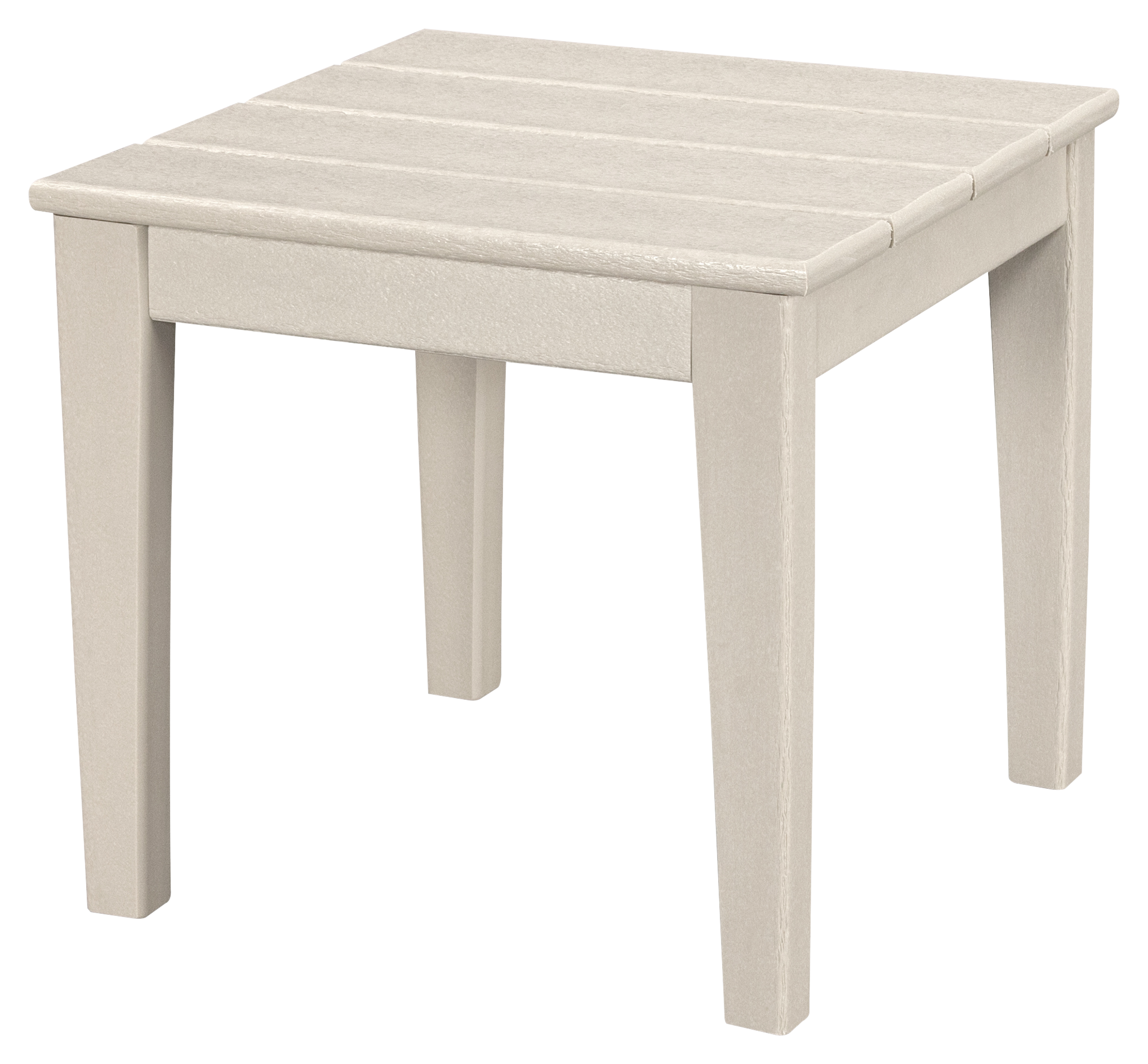POLYWOOD Newport End Table - Sand - 18'L x 18'W x 17'H