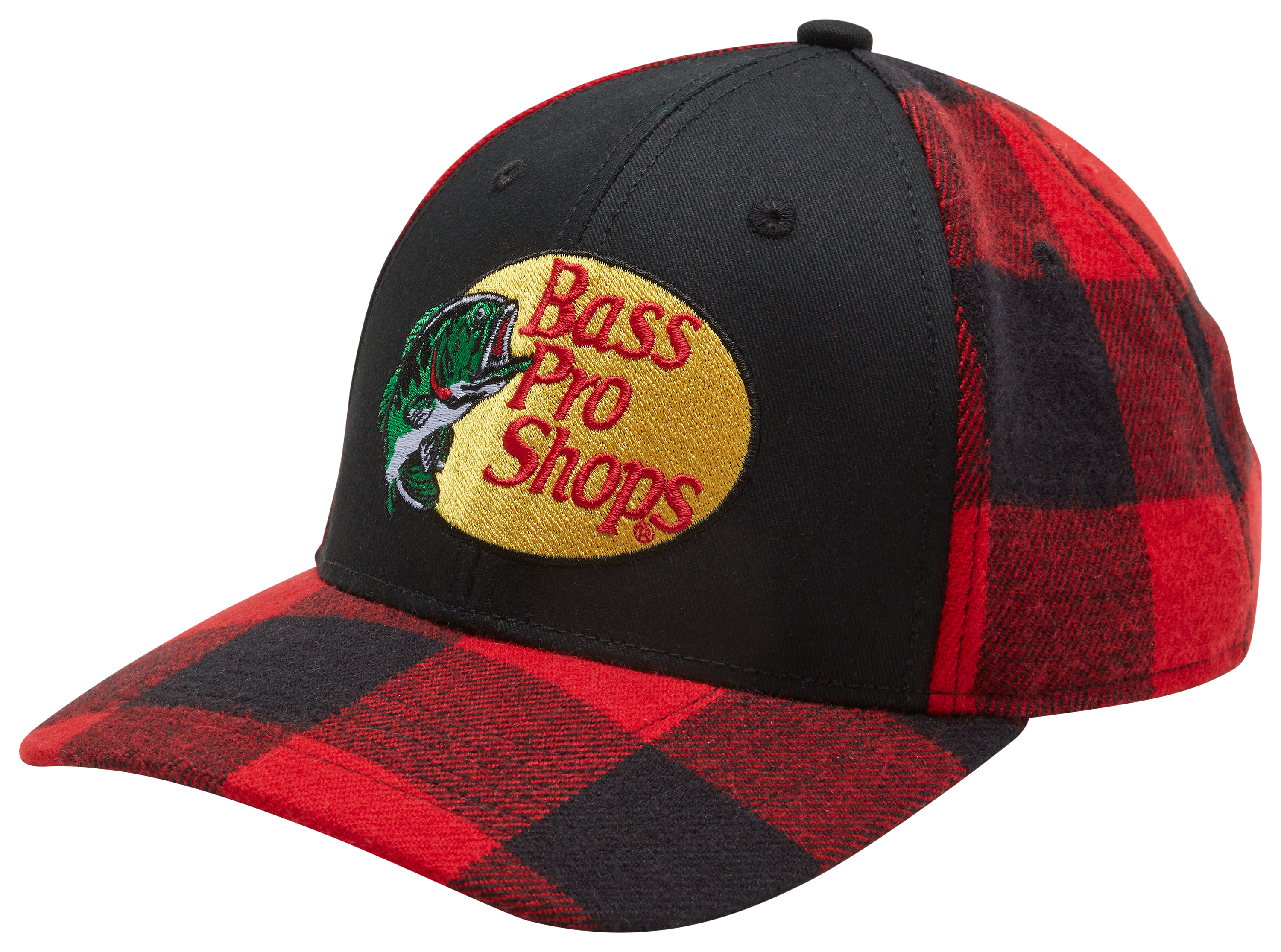 Bass Pro Shops Flannel Buffalo Plaid Cap