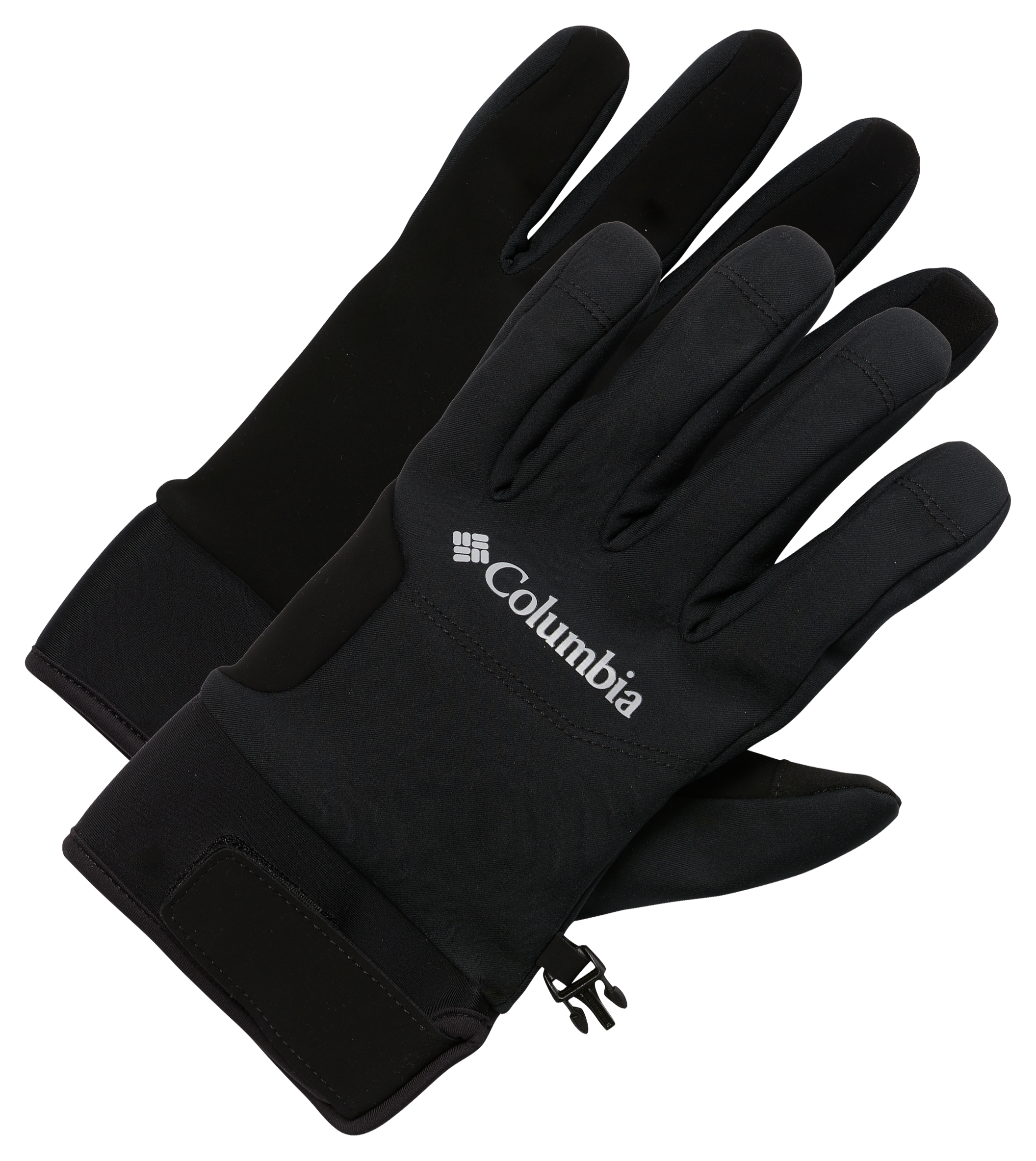 Image of Columbia Gnarl Ridge Insulated Softshell Gloves for Men - Black - L