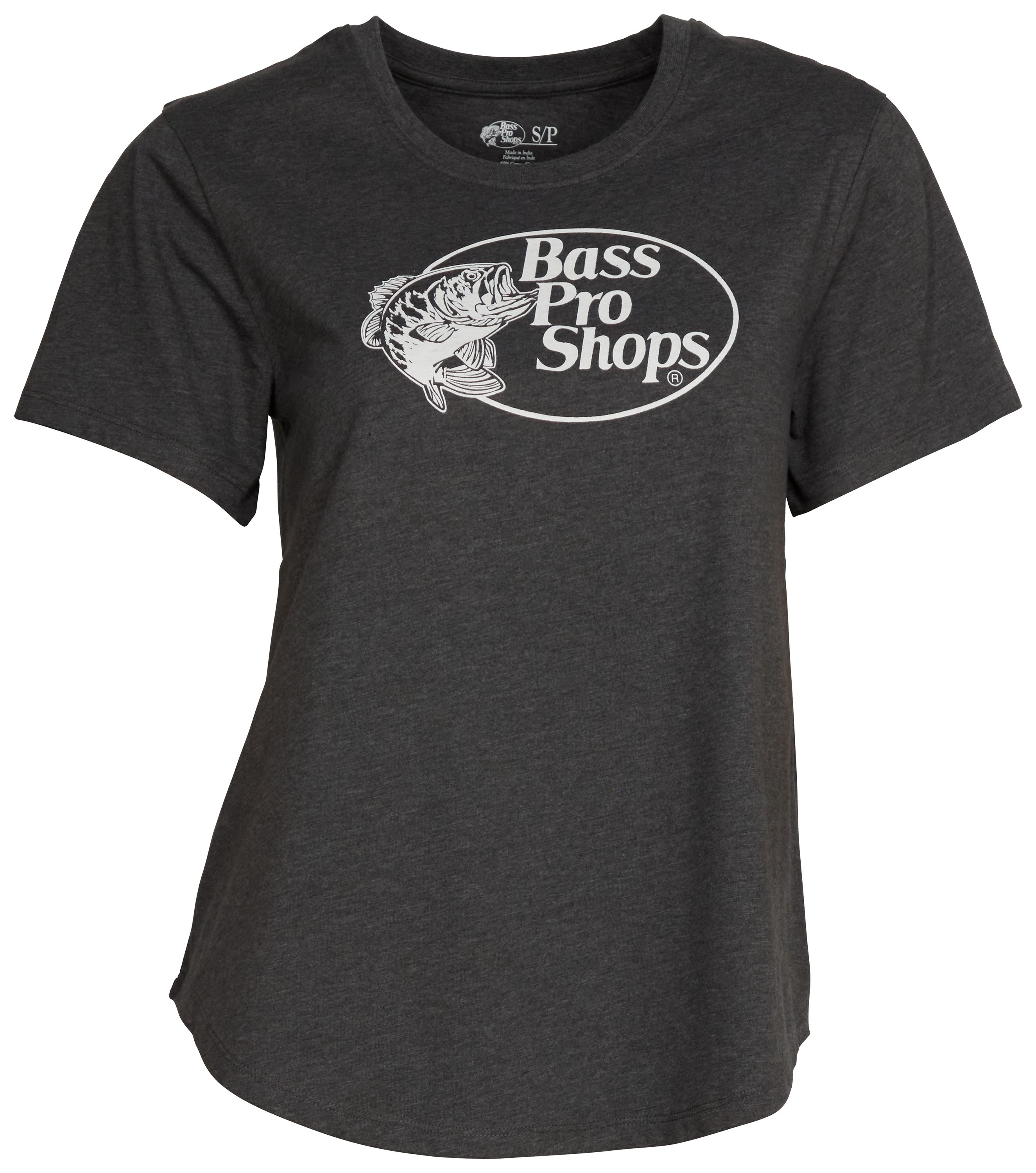 BASS PRO SHOPS Original Logo Drop Hem Short-Sleeve T-Shirt for Ladies