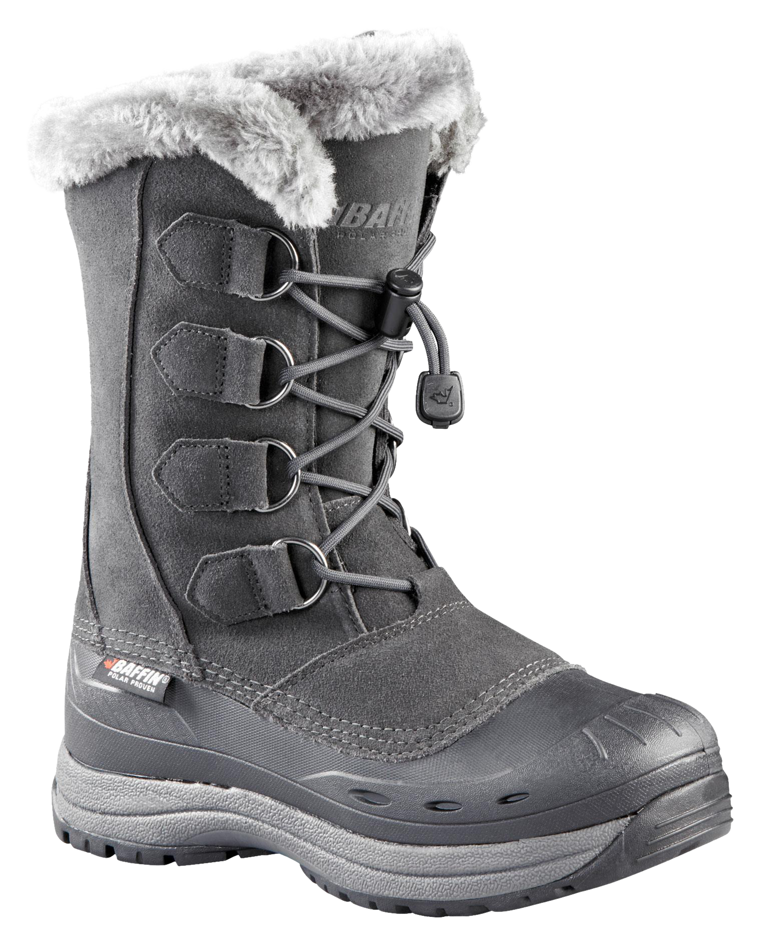 Image of Baffin CHLOE Insulated Waterproof Pac Boots for Ladies - Charcoal - 6M