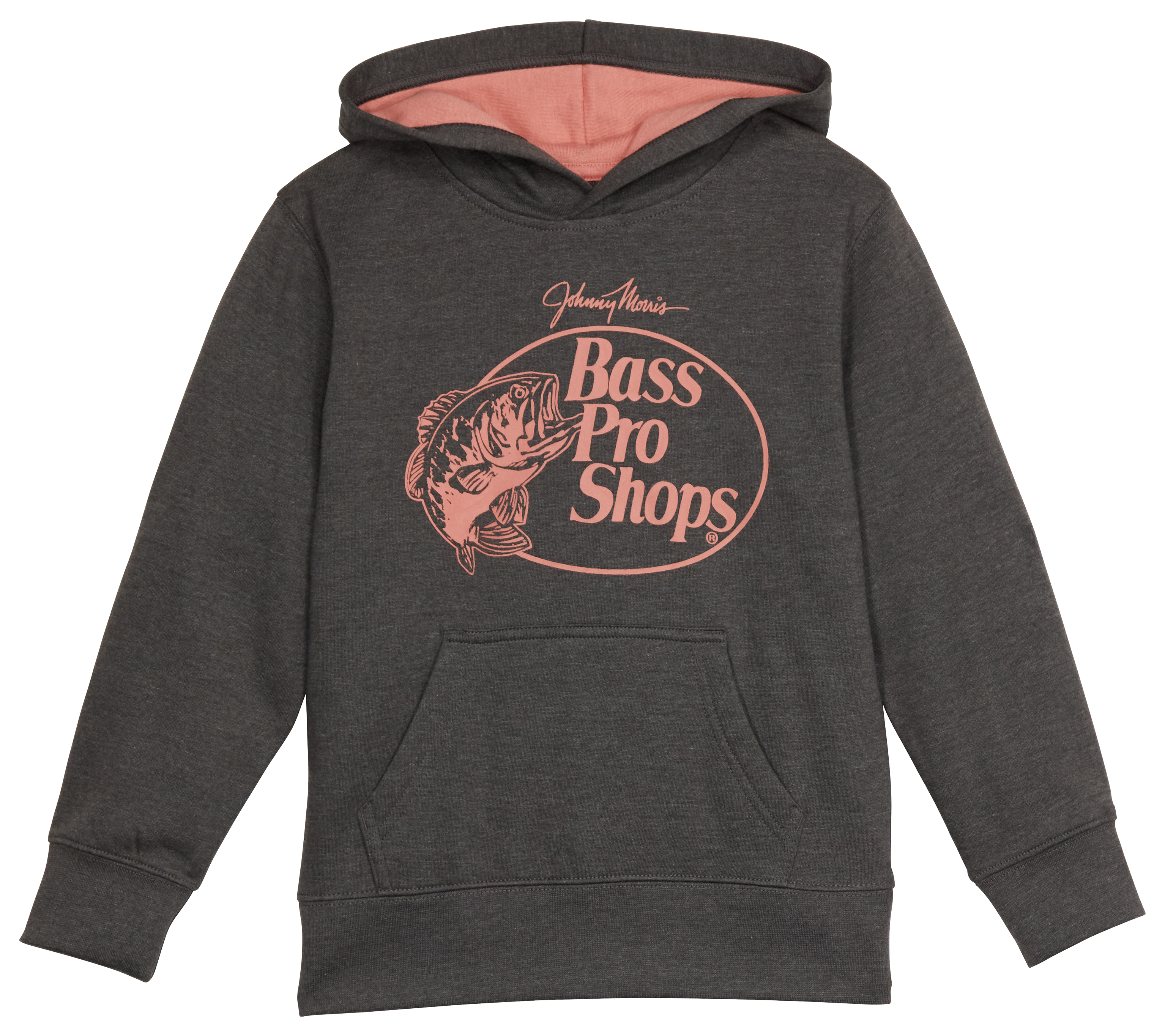 Bass Pro Shops Original Logo Long-Sleeve Hoodie for Kids - India Ink - L