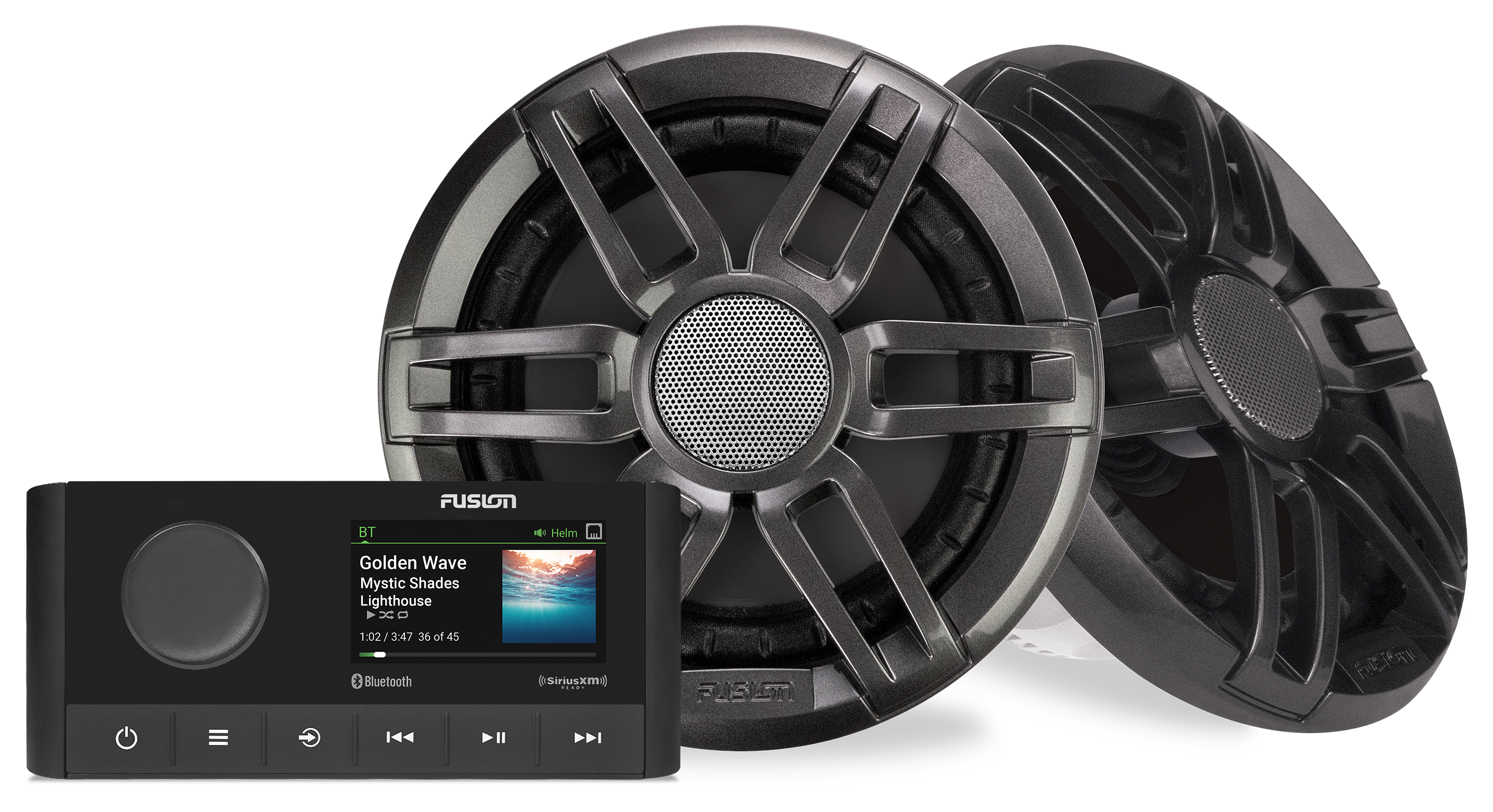 Fusion MS-RA210 Stereo and XS Sports Speakers Kit