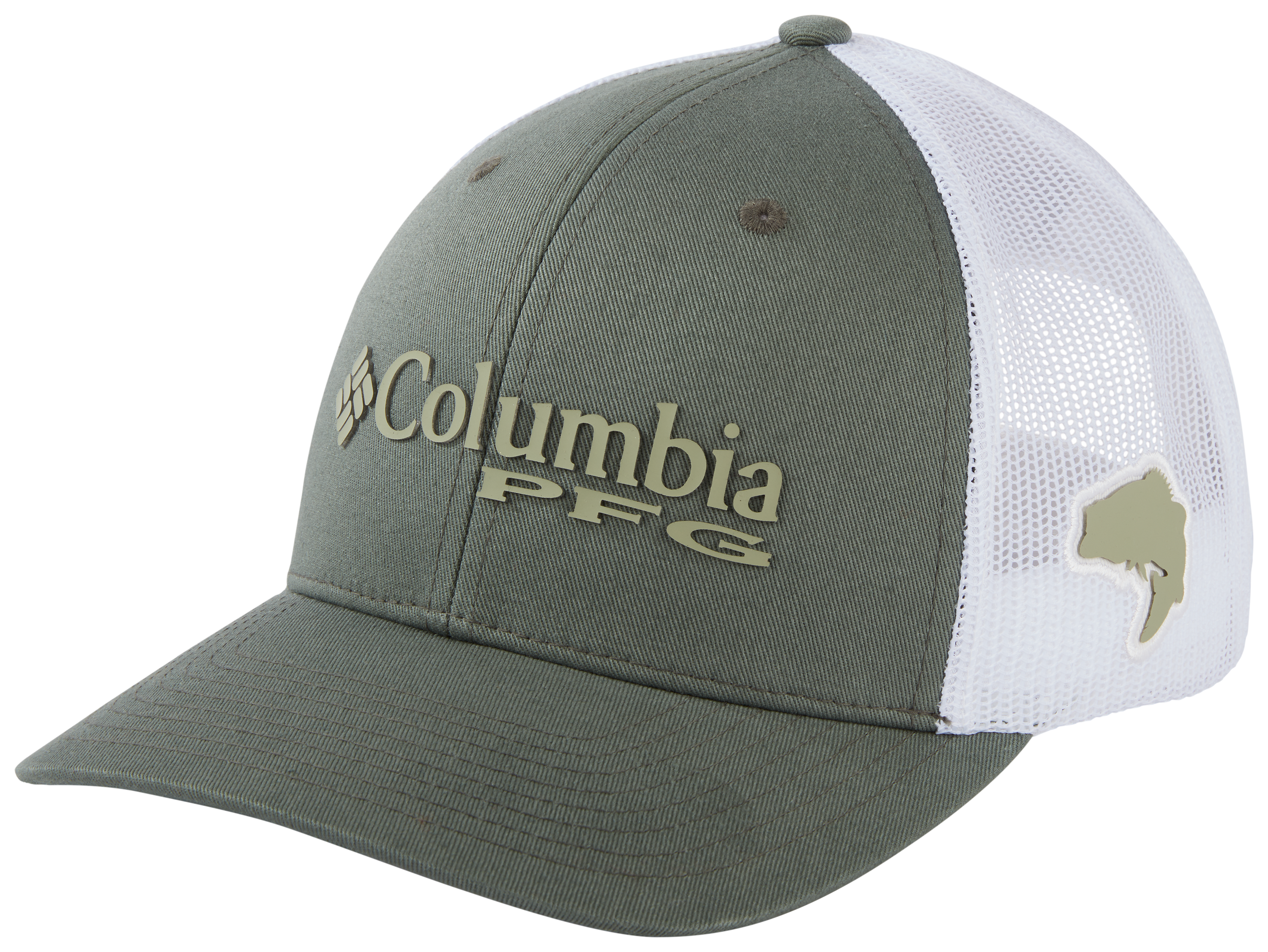 100009915-3388022 Columbia PFG Mesh Snapback Ball Cap - Metal/Safari sku 100009915-3388022