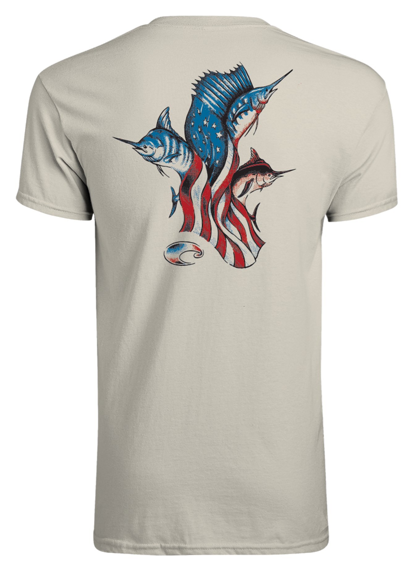 Costa Del Mar Bill Fish USA Short-Sleeve T-Shirt for Men