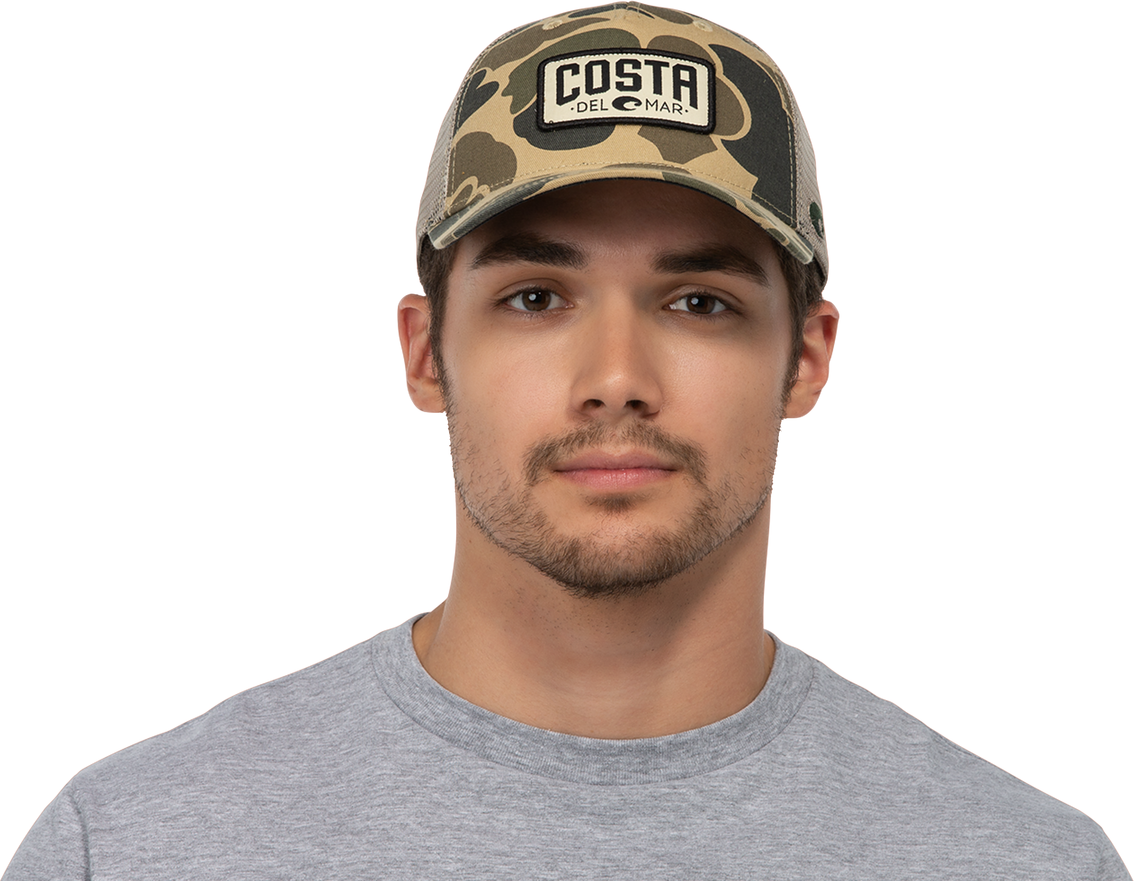 COSTA DEL MAR Duck Camo Trucker Hat