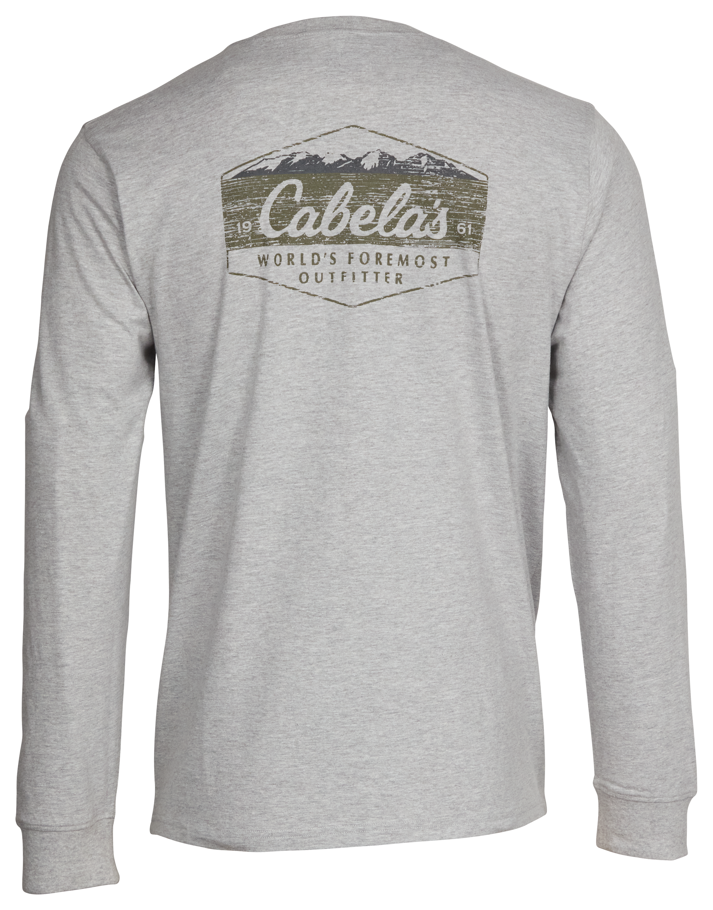 CABELA'S Lockup Long-Sleeve T-Shirt for Men