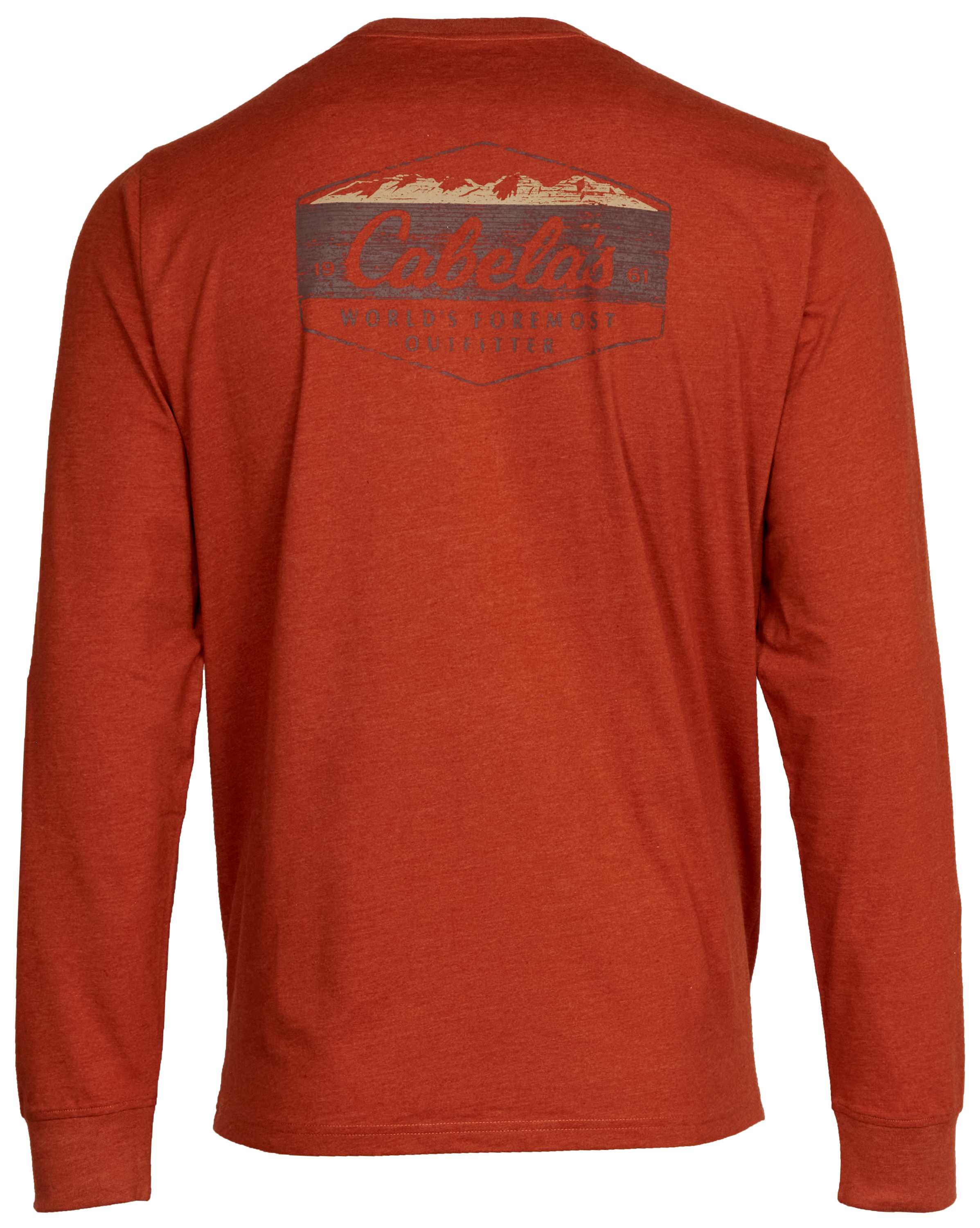 CABELA'S Lockup Long-Sleeve T-Shirt for Men