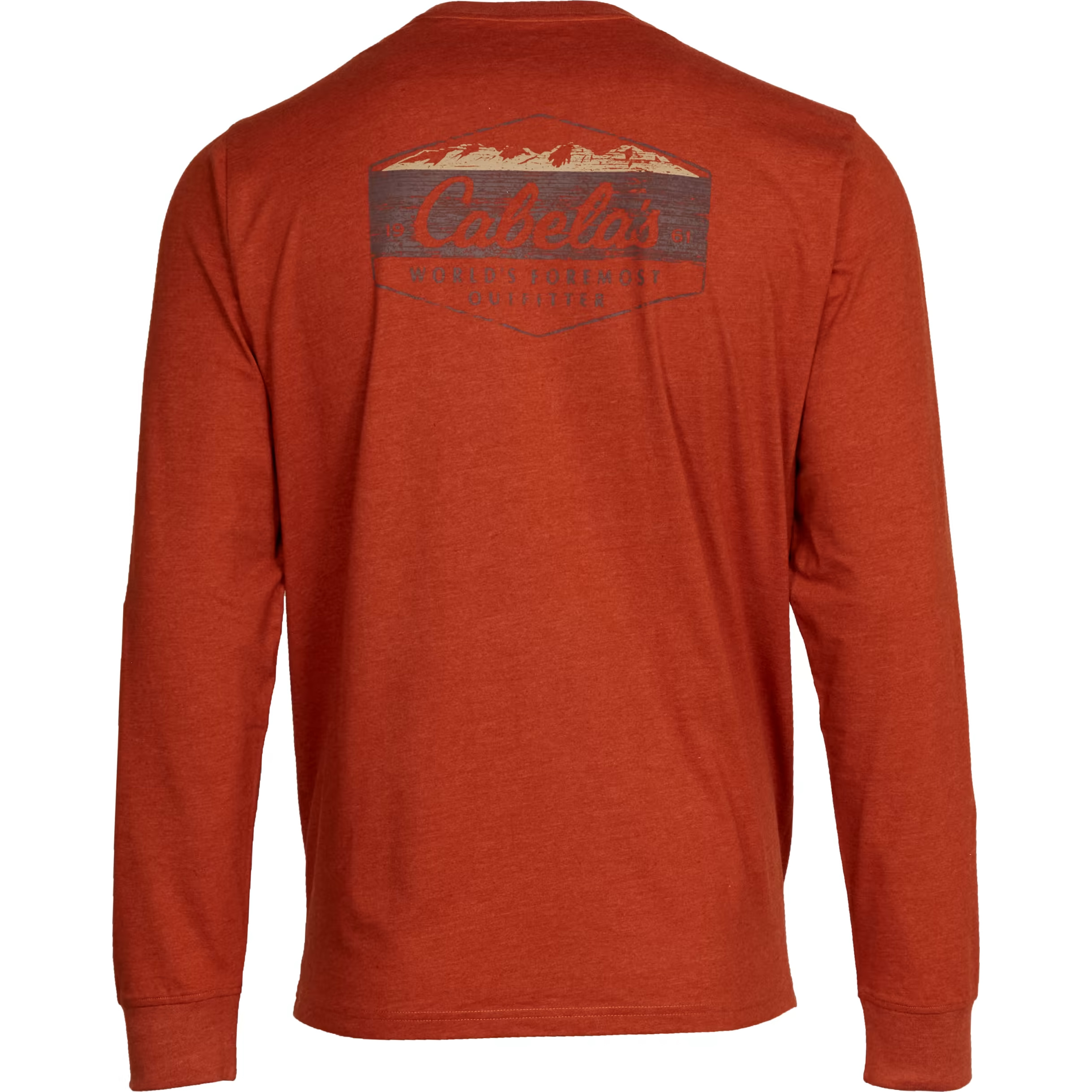 CABELA'S Lockup Long-Sleeve T-Shirt for Men