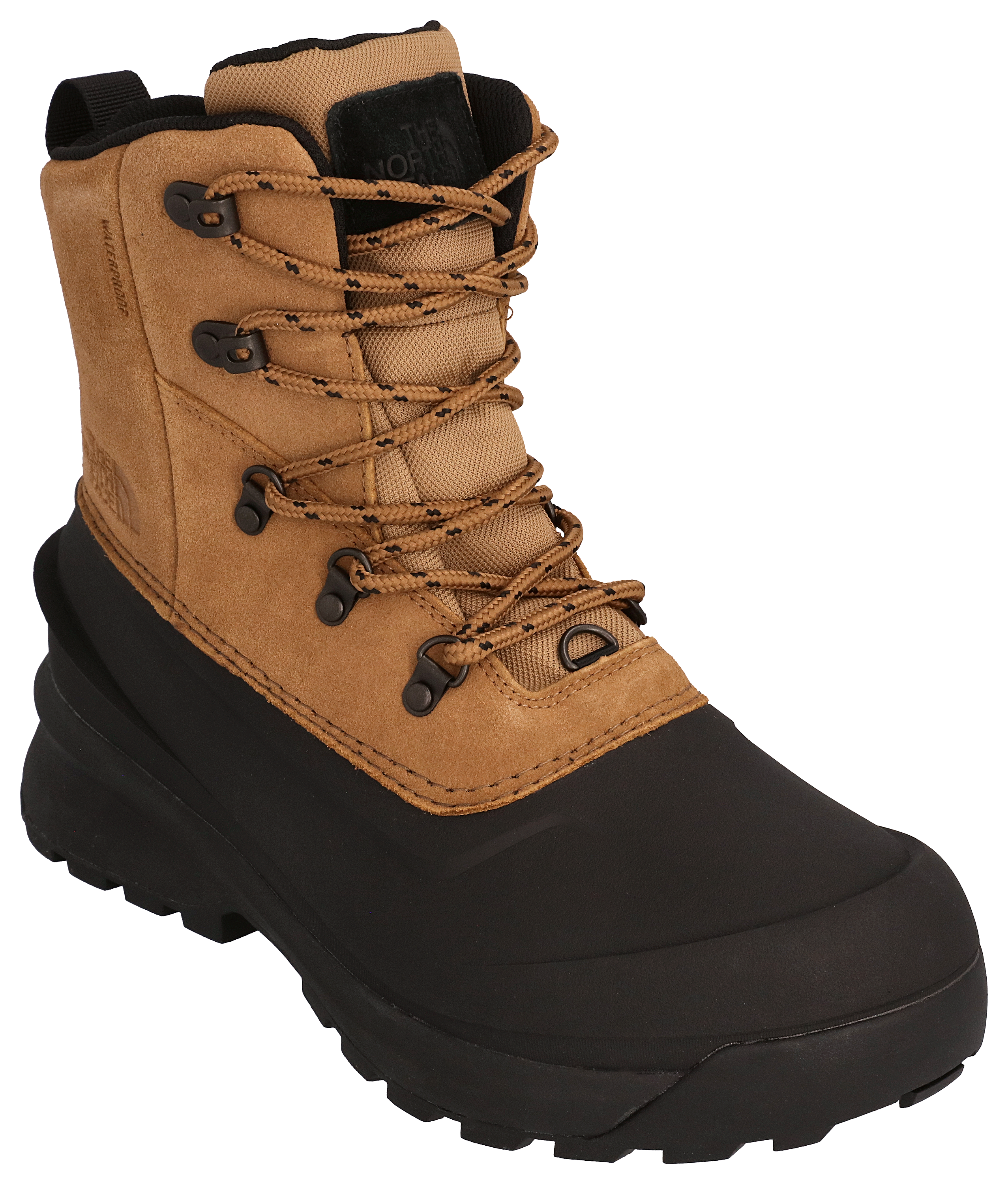 Image of The North Face Chilkat V Lace Insulated Waterproof Pac Boots for Men - Utility Brown/TNF Black - 9M