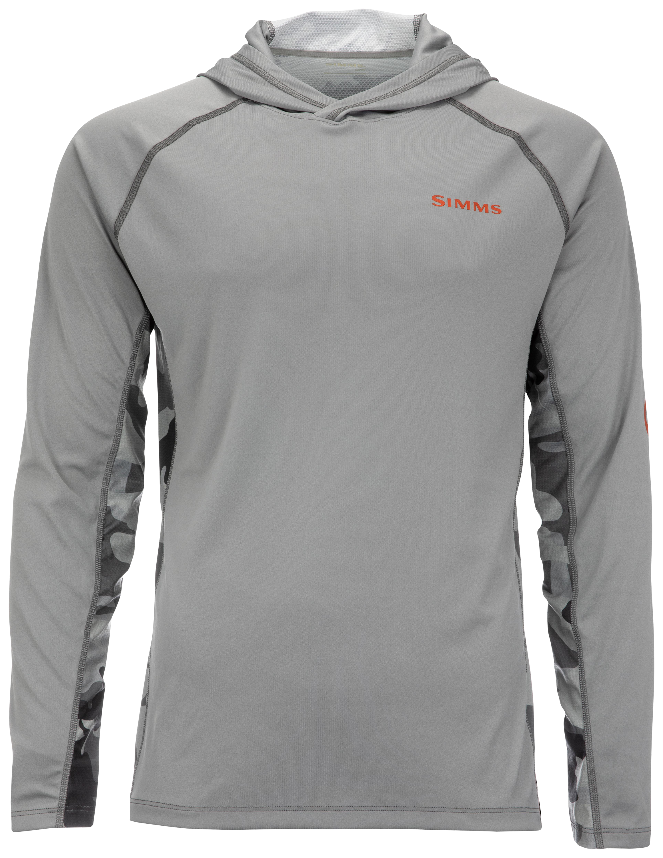 Simms SolarVent Long-Sleeve Hoodie for Men - Woodland Camo Steel - M product image
