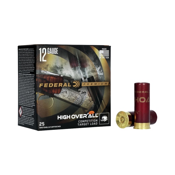 Federal High Over All Competition Target Load Shotshells - HOA12HC 7.5 CS
