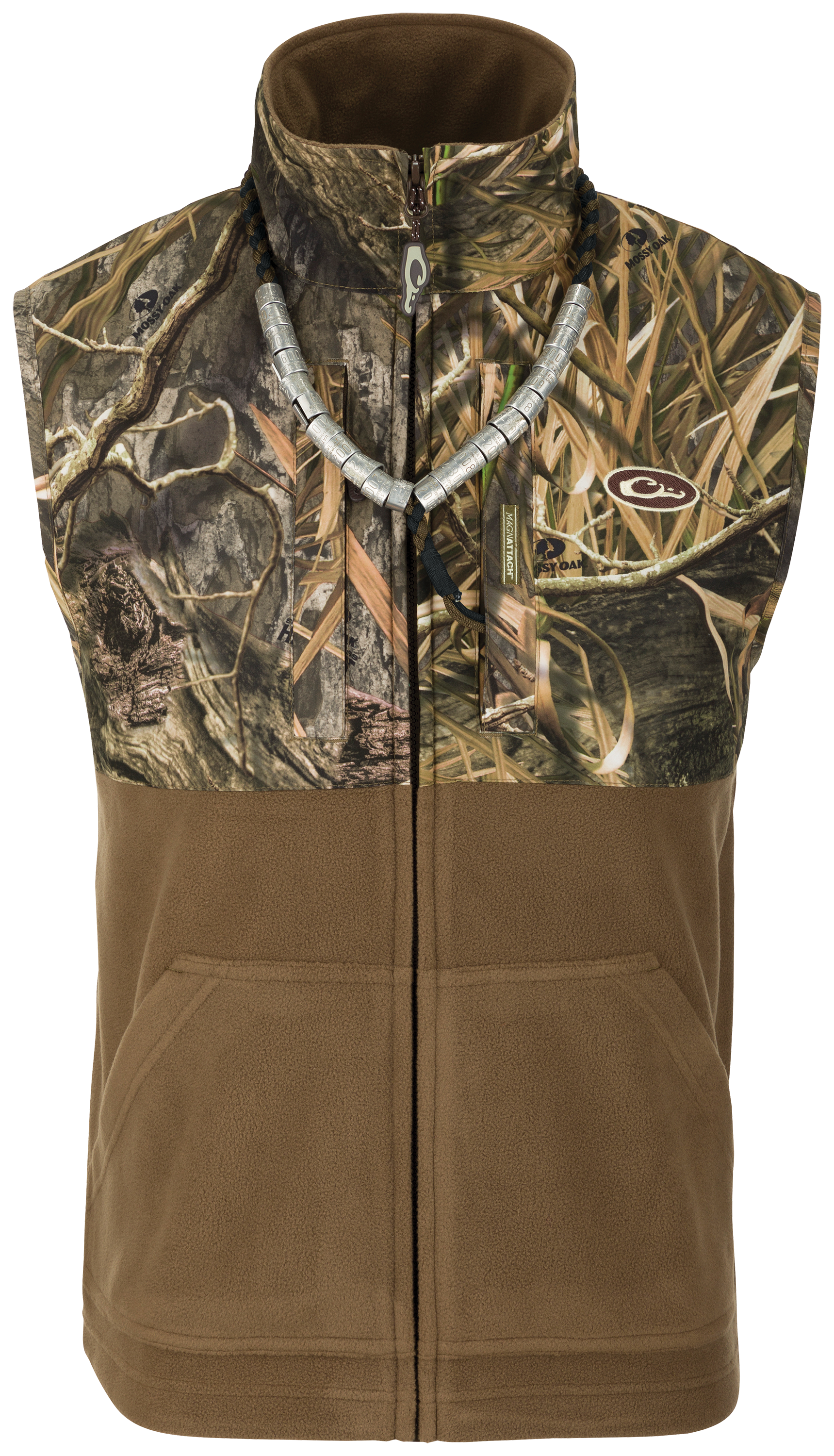 Drake Waterfowl MST Eqwader Vest for Men - Mossy Oak Shadow Grass Habitat - L