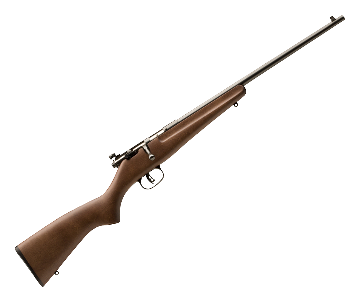 Image of Savage Rascal Single-Shot Bolt-Action Rimfire Compact Rifle- Brown