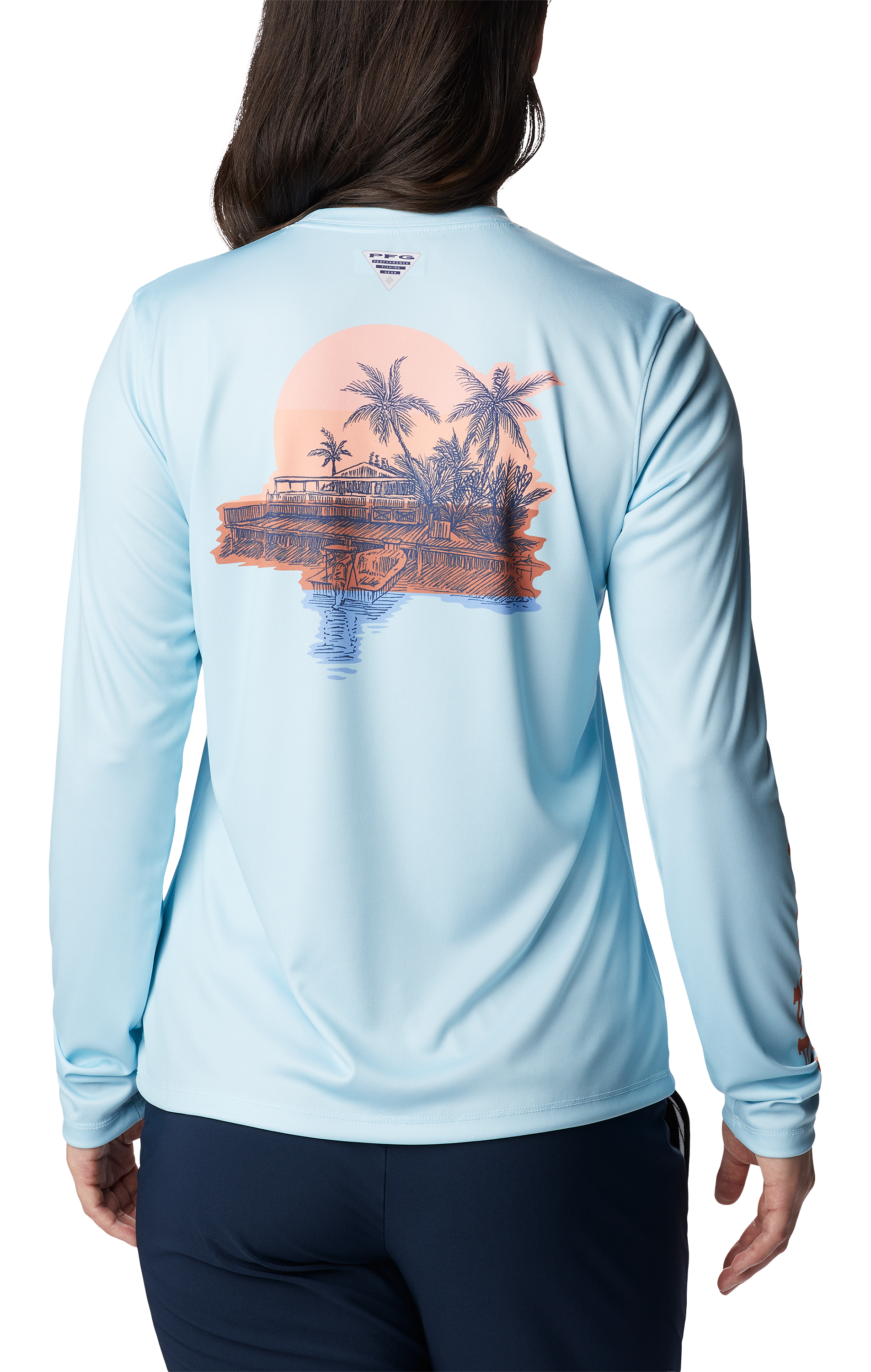 Columbia Tidal Tee PFG Island Time Long-Sleeve Shirt for Ladies