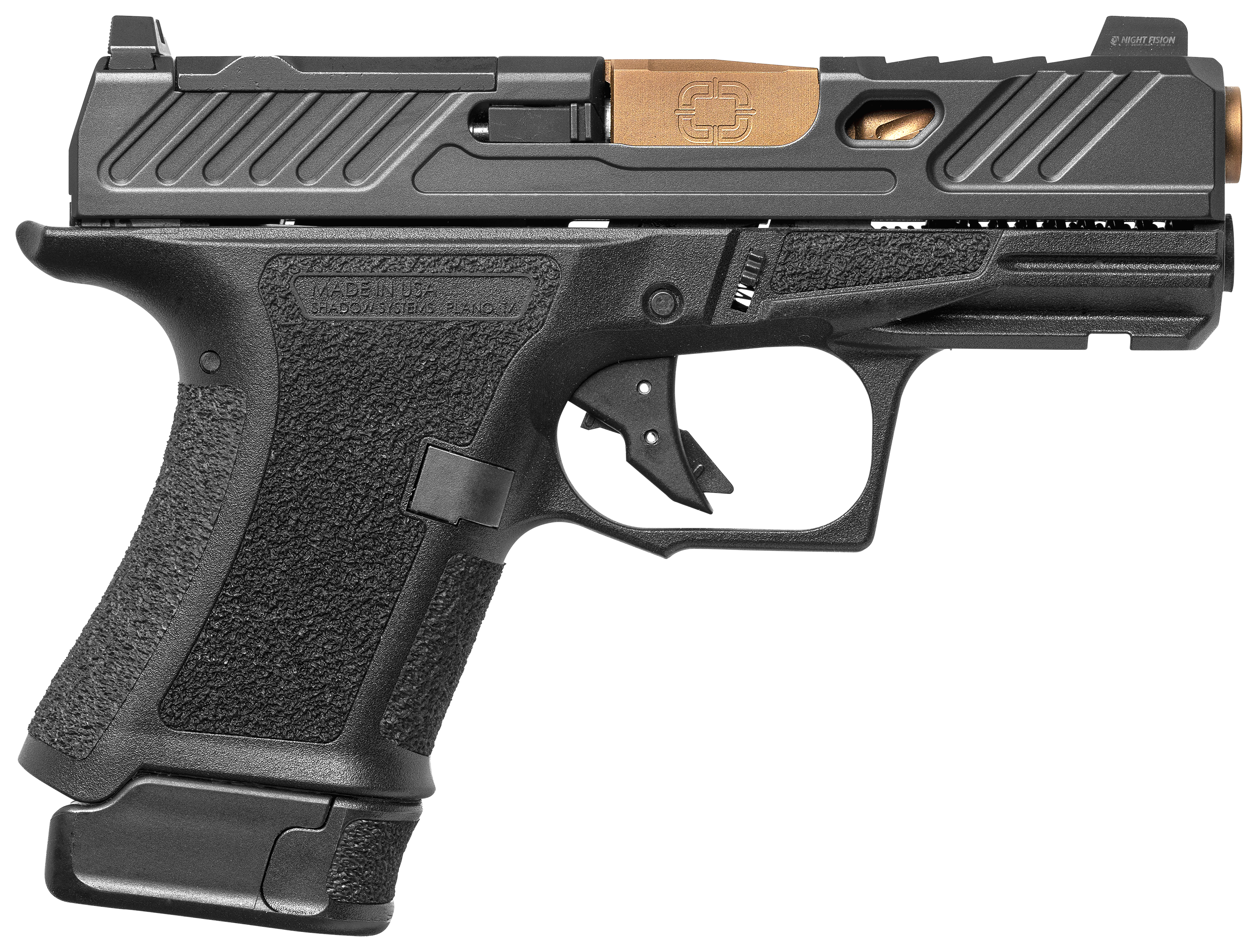 Shadow Systems CR920 Elite Optics Ready SemiAuto Pistol  BlackBronze