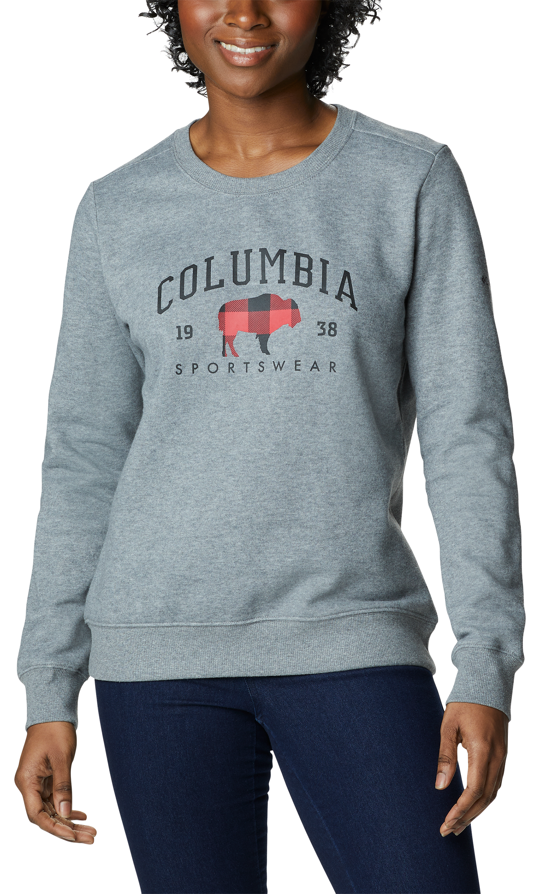 COLUMBIA Hart Mountain II Graphic Long-Sleeve Crew for Ladies