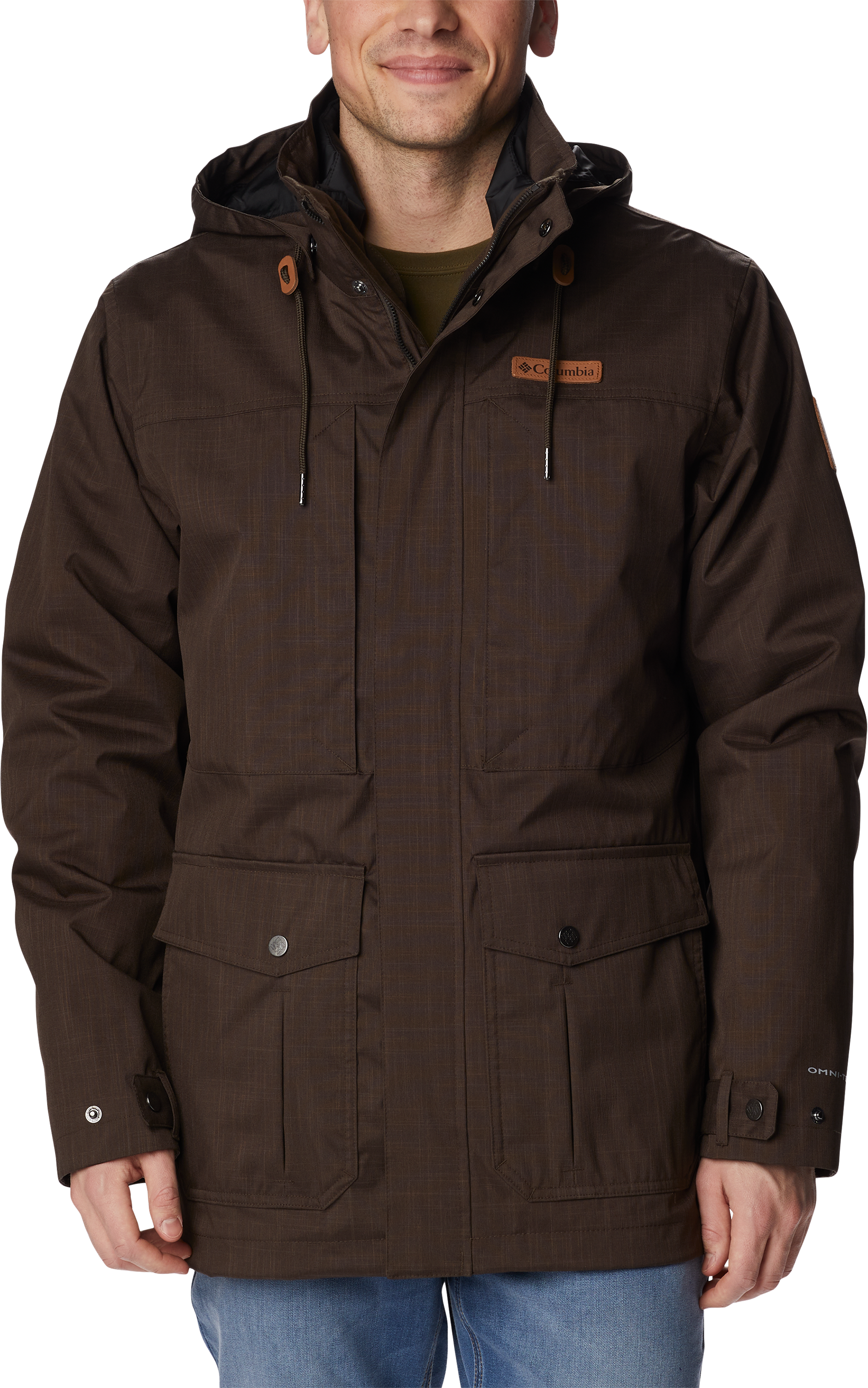 Image of Columbia Horizons Pine Interchange Jacket for Men - Cordovan - S