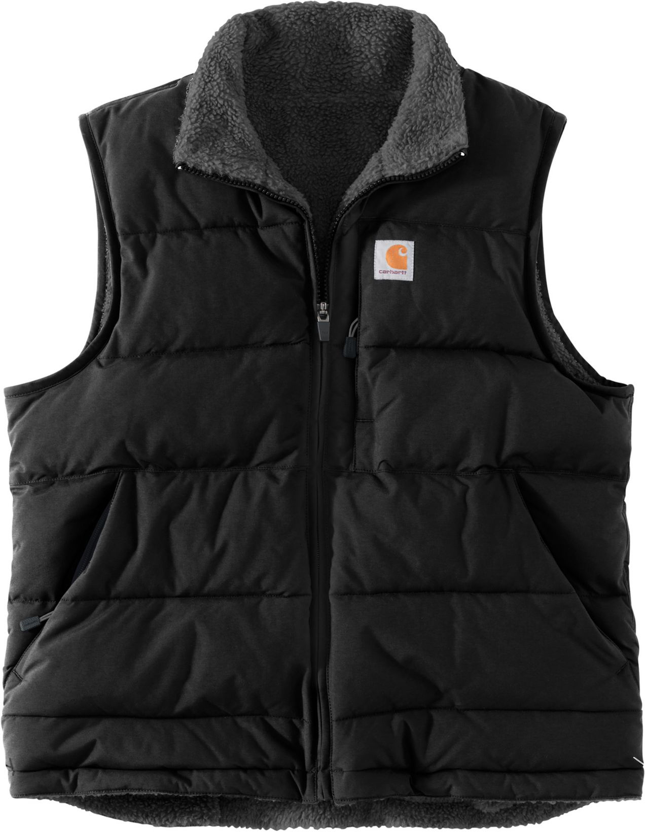 Image of Carhartt Montana Relaxed Fit Insulated Utility Vest for Ladies - Black - S