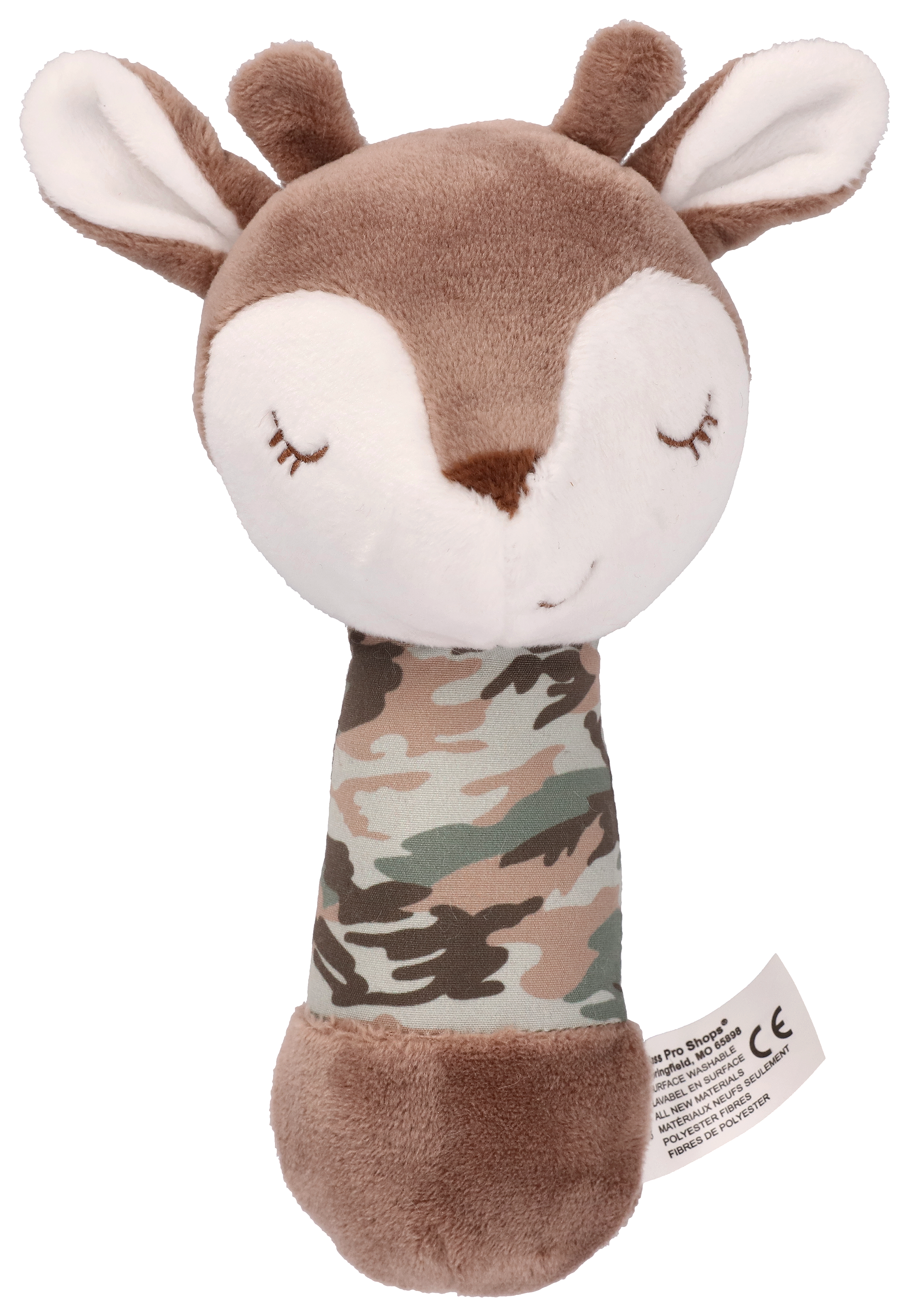Bass Pro Shops Plush Deer Rattle for Babies