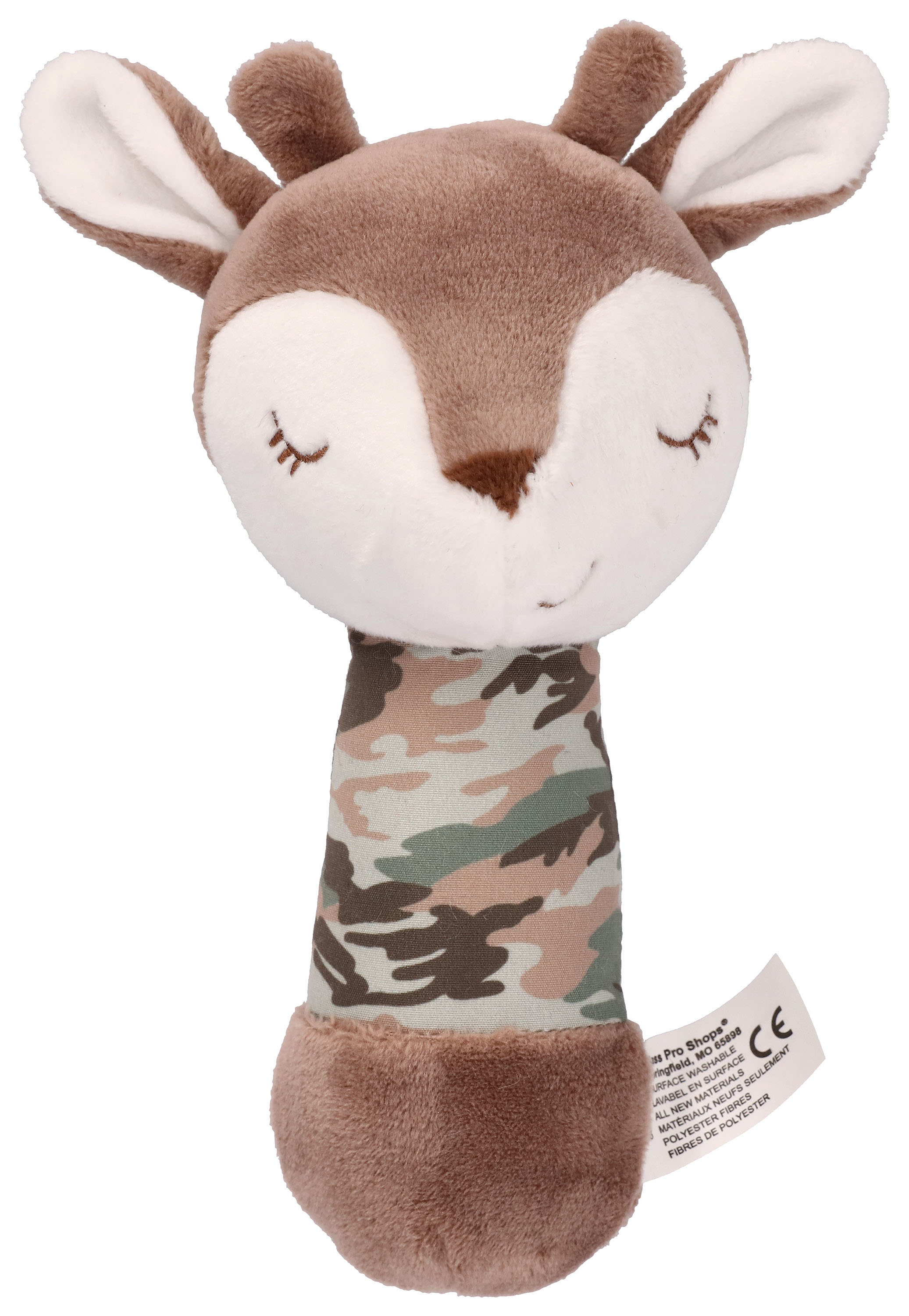 BASS PRO SHOPS Plush Deer Rattle for Babies