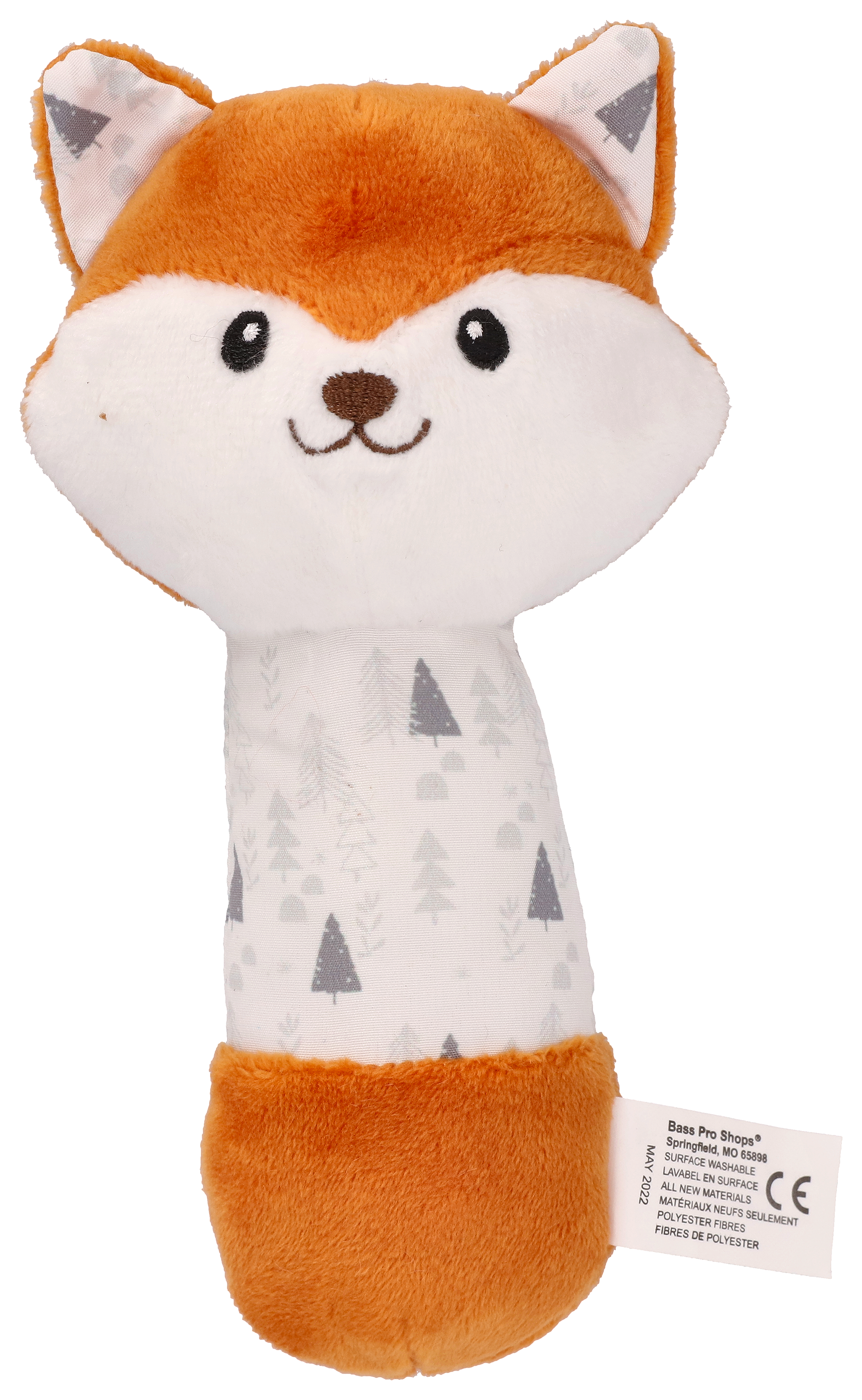 BASS PRO SHOPS Plush Fox Rattle for Babies